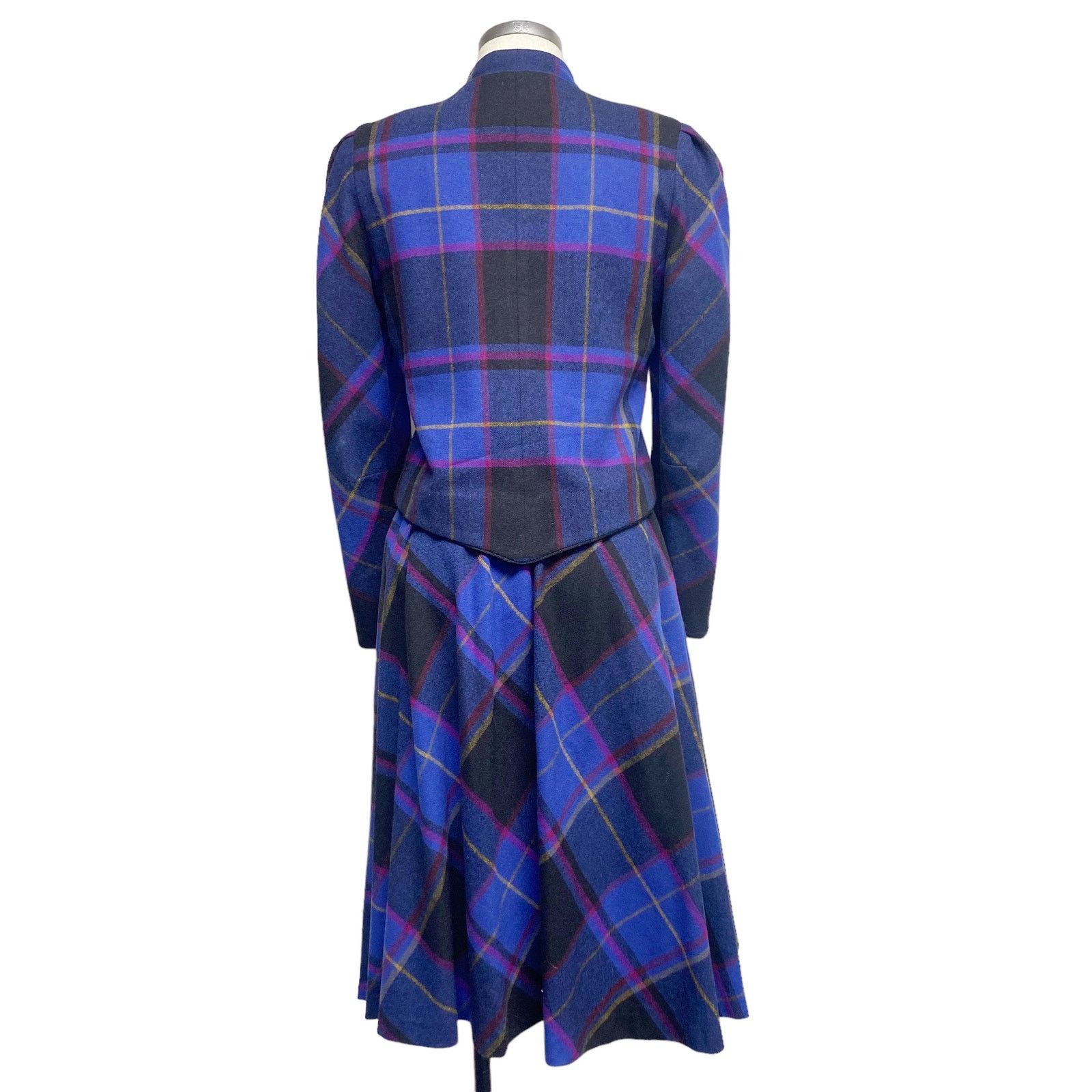 Vintage Vintage Patty Woodard Womens Plaid Tartan Skirt Suit Size ONE SIZE - 8 Thumbnail