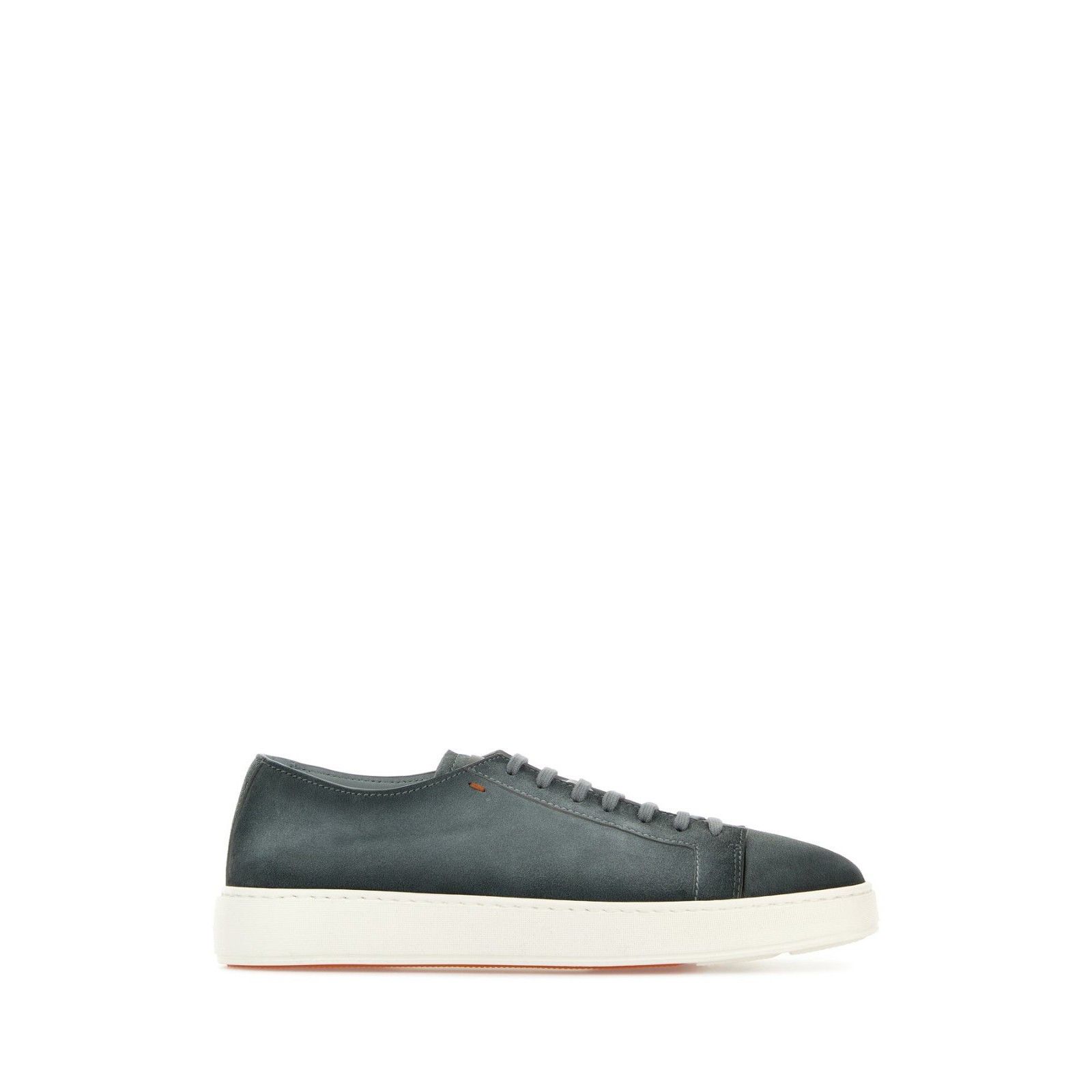 SANTONI Gray Suede Damps Sneakers New & Authentic (Men's siz