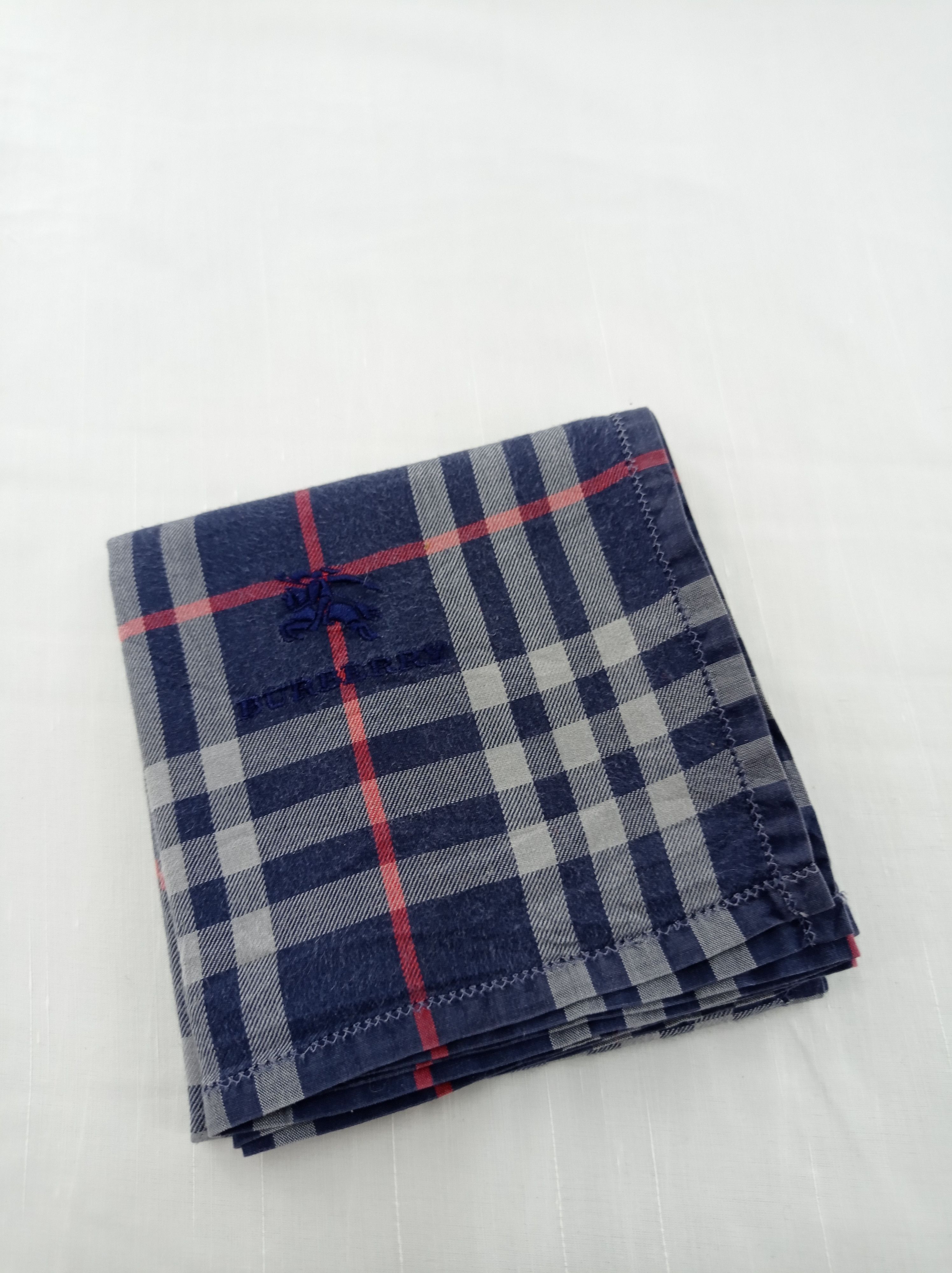 Burberry × Vintage Burberry Handkerchief / Neckwear / Bandana Size ONE SIZE - 2 Thumbnail