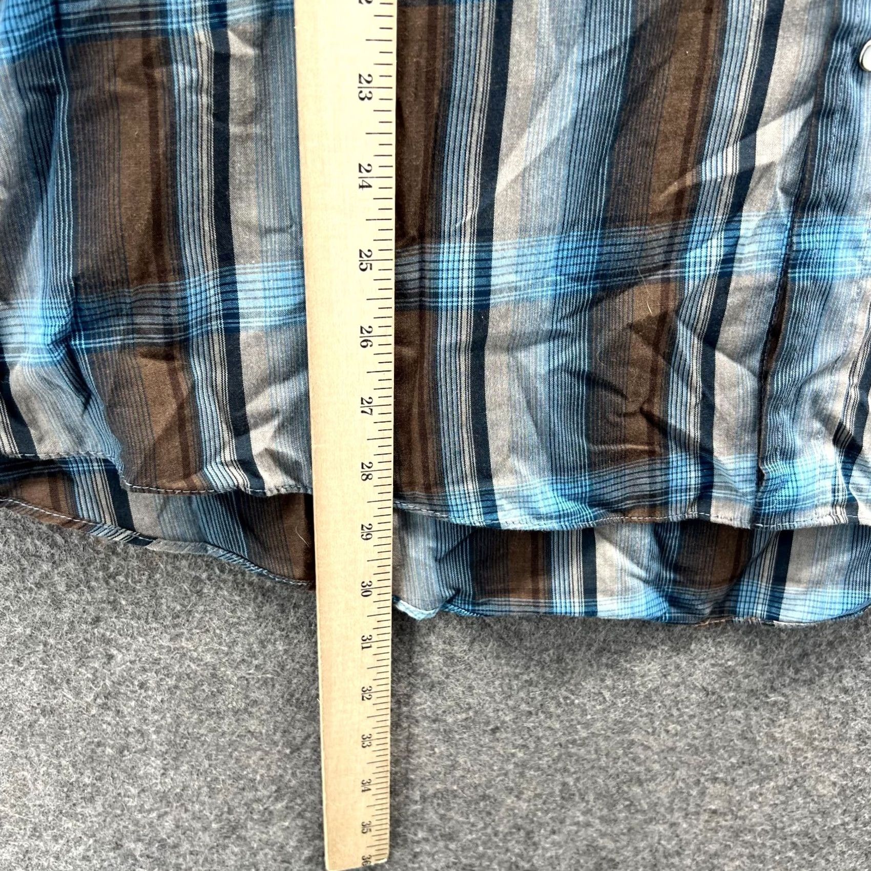 Vintage VINTAGE Ely Cattleman Shirt Mens Large Blue Pearl Snap Plaid Western Rodeo Cowboy Vtg Size US L / EU 52-54 / 3 - 7 Thumbnail
