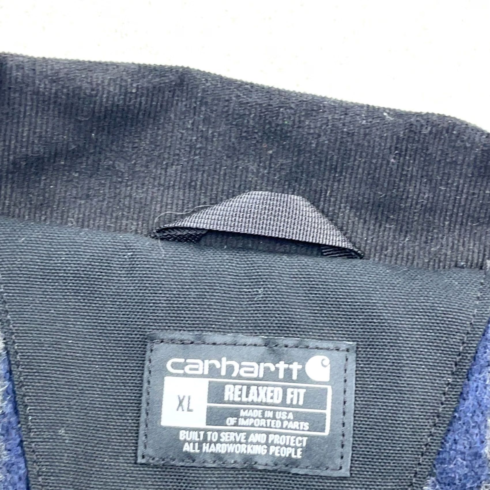 Carhartt VINTAGE Carhartt Jacket Men XL Black Duck Relaxed Fit Blanket Lined Work Wear B2 Size US XL / EU 56 / 4 - 6 Thumbnail