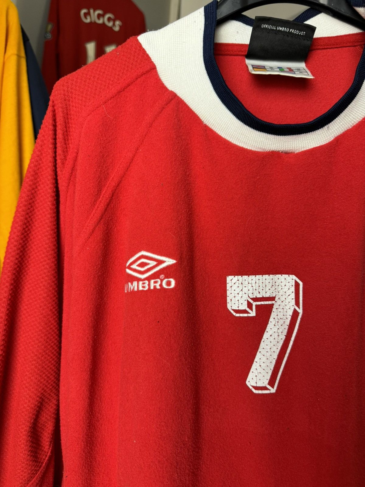 Umbro × Vintage Rare vintage Norway umbro soccer jersey y2k Size US L / EU 52-54 / 3 - 3 Thumbnail