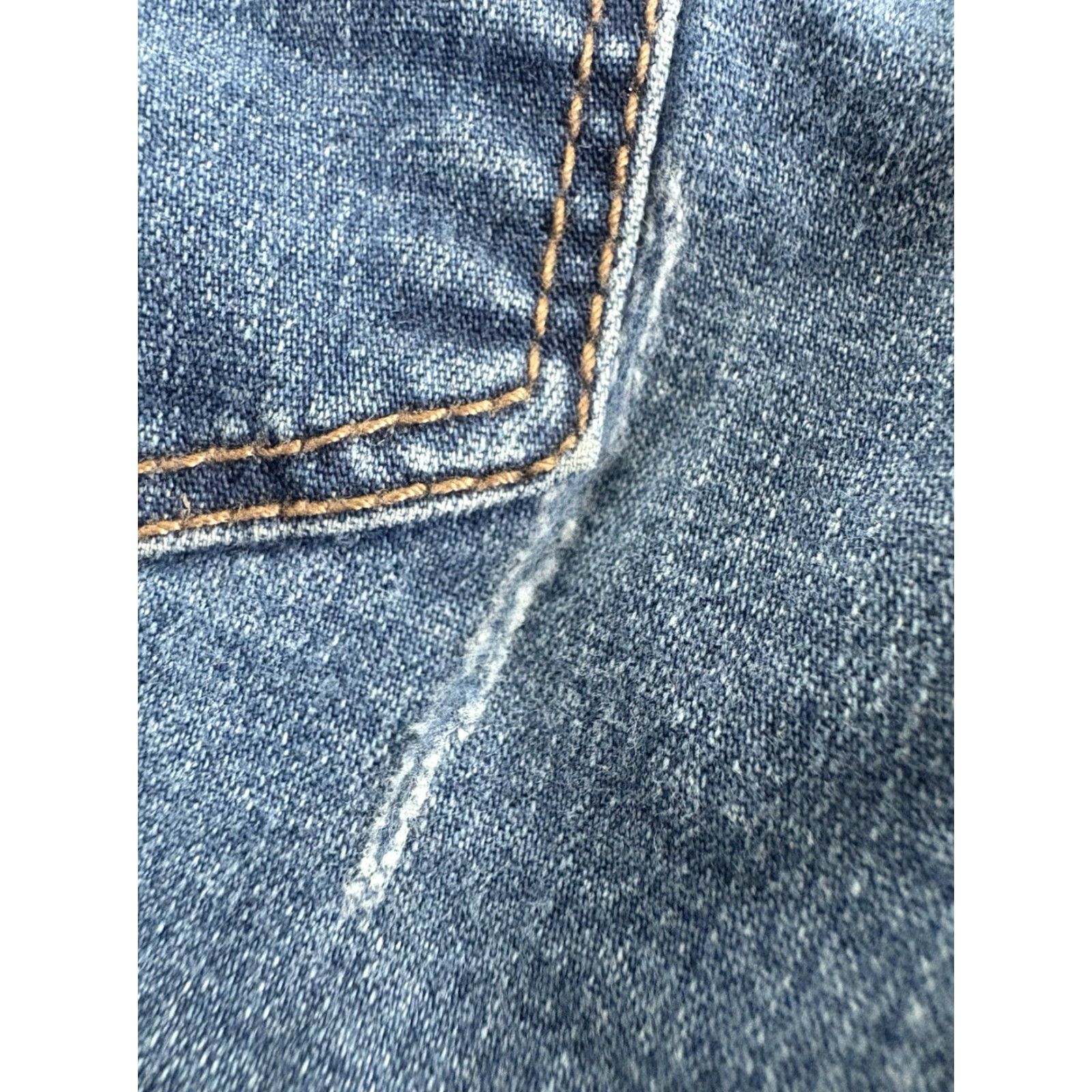 J. Jill VINTAGE J Jill Slim Leg Jeans Womens Size 14P Mid Rise Cotton Spandex Blue 5-Pocket Casual Size 36" / US 14 / IT 50 - 7 Thumbnail