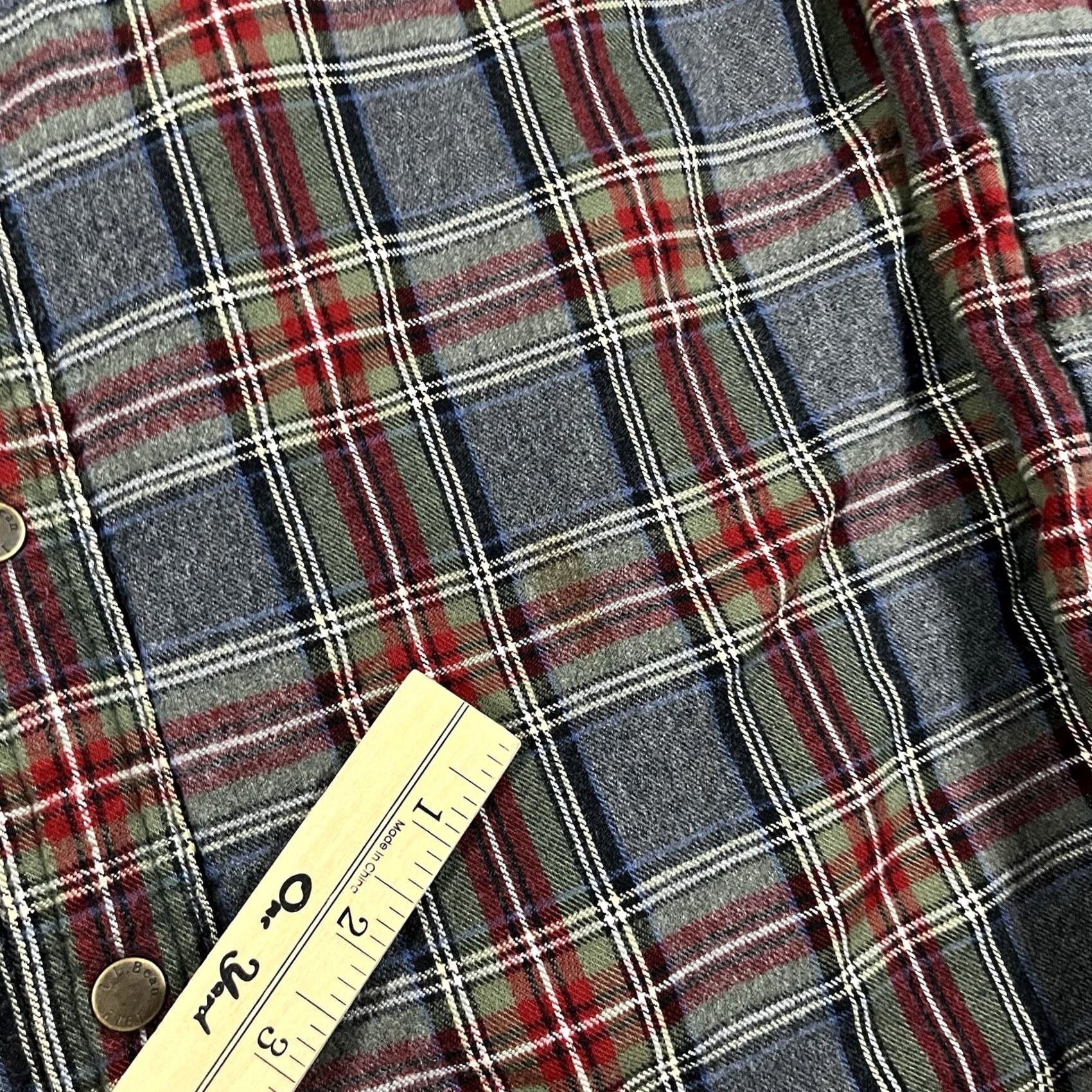 Vintage LL Bean Shirt Mens L Plaid Heavy Sherpa Fleece Lined Shacket Flannel Pockets Size US L / EU 52-54 / 3 - 4 Thumbnail