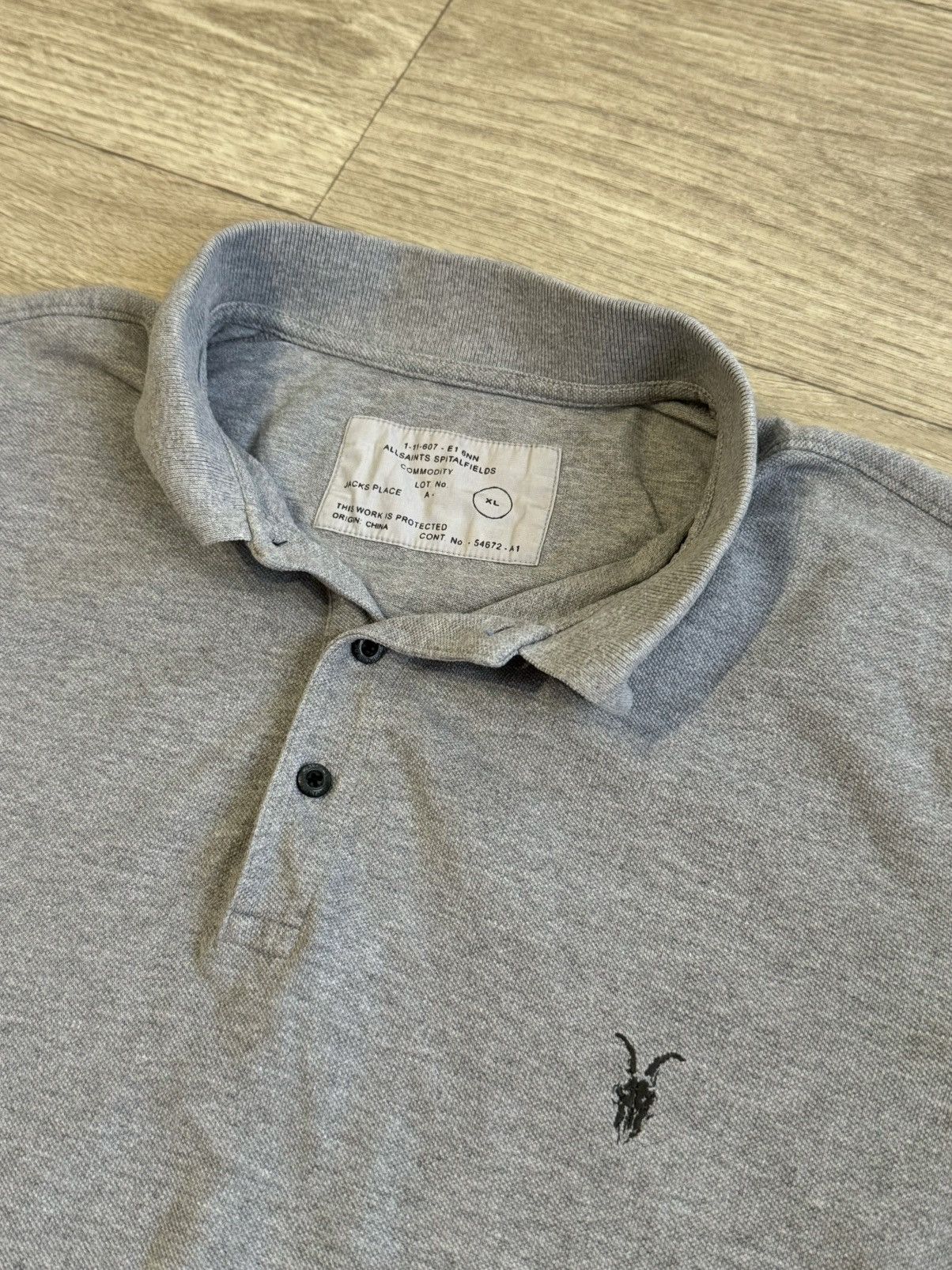 Allsaints × Vintage 🔷Vintage AllSaints Polo T-shirt🔷 Size US XL / EU 56 / 4 - 2 Thumbnail