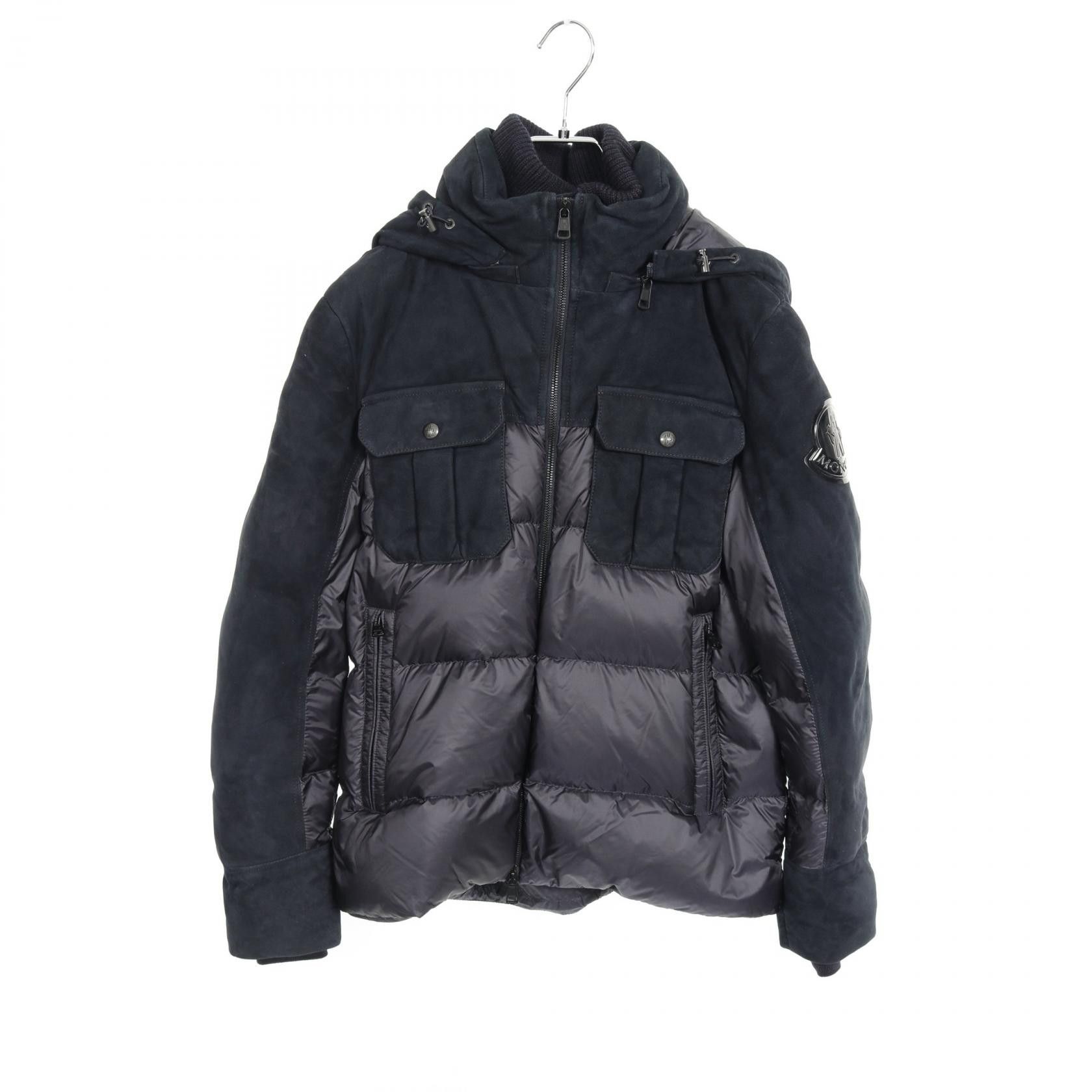 【MONCLER】 モンクレール MONCLER ARMORICANO MONCLER Armoricano Giubbotto Down Jacket Coyote Fur 1 Nylon