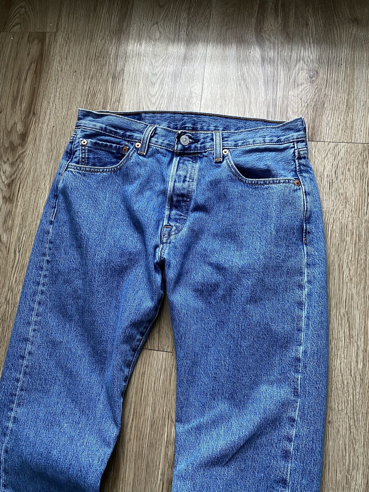 Levi's Levis 501 Blue Denim Jeans Size US 31 - 4 Thumbnail