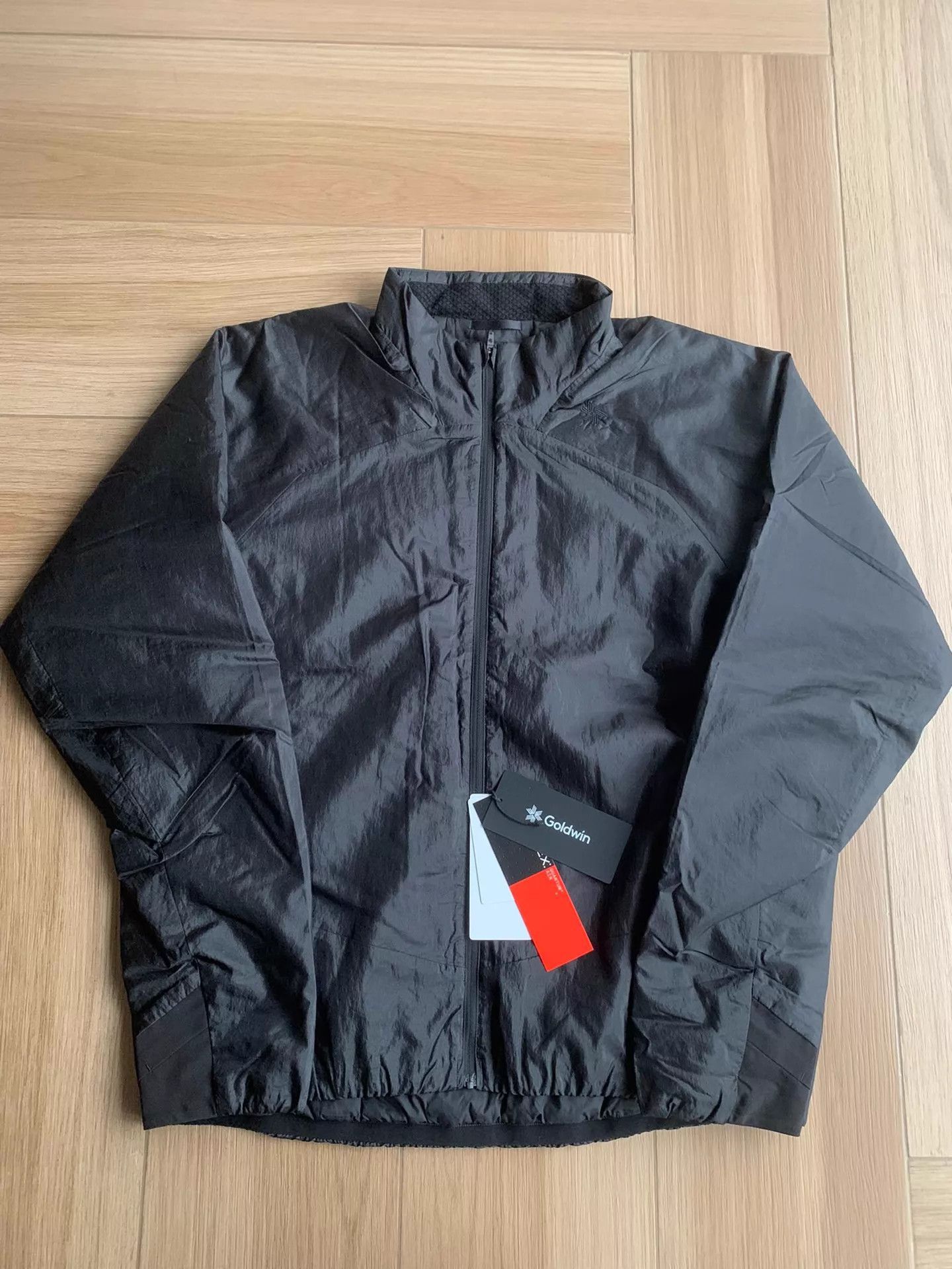 Goldwin Black Lightweight Zip-Up Jacket XL Size US XL / EU 56 / 4 - 1 Thumbnail