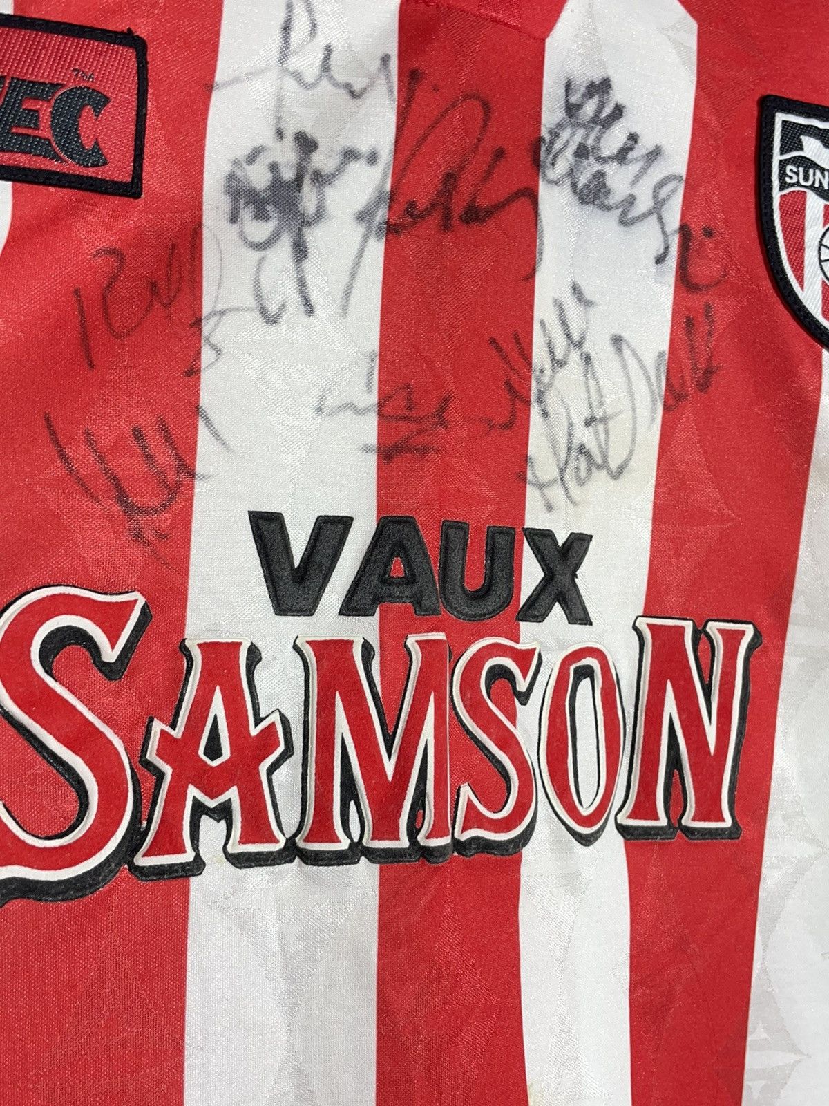 Vintage Sunderland 1994/96 Vintage Y2k Streetwear Football Shirt Size US L / EU 52-54 / 3 - 6 Thumbnail