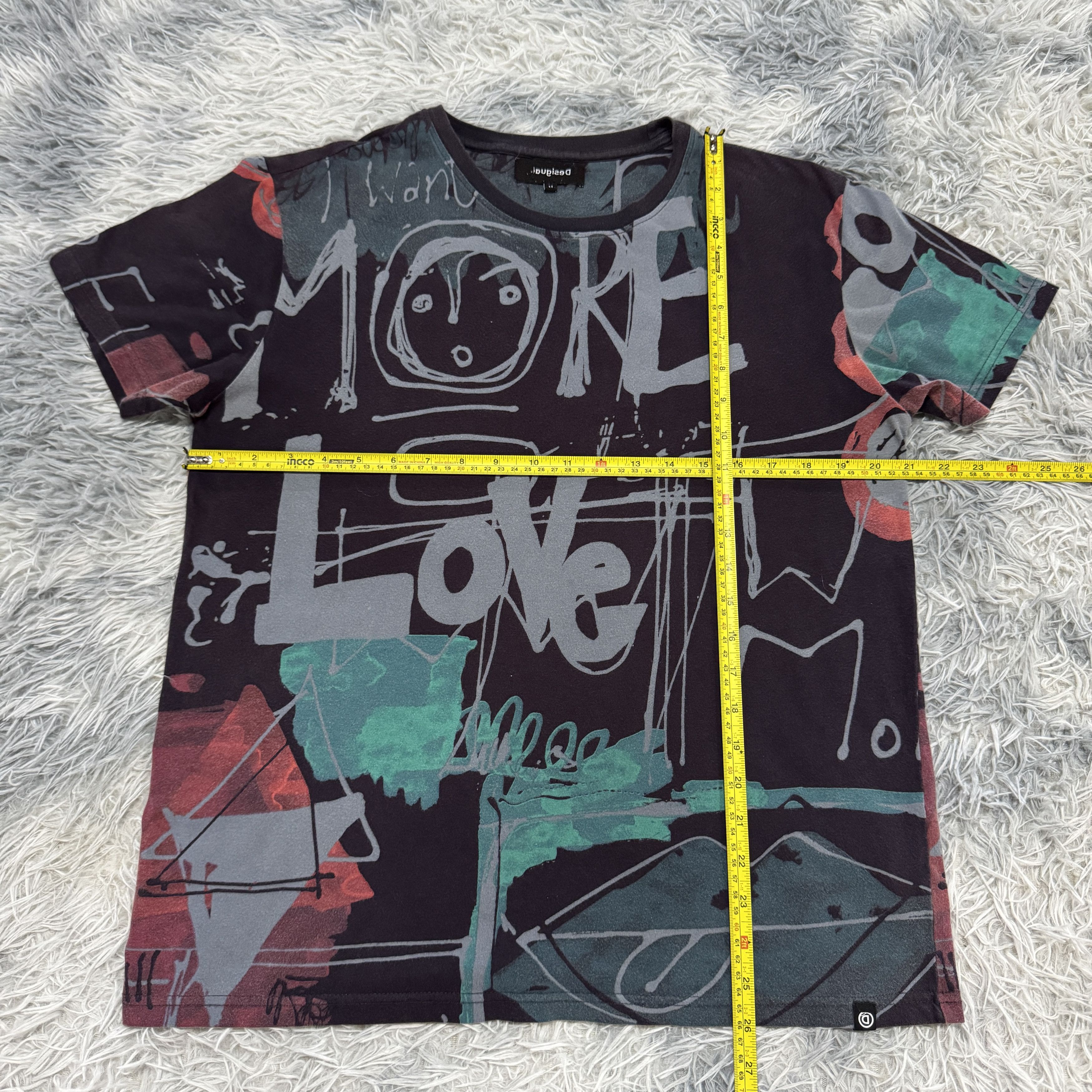 Japanese Brand Rare Japanese Brand Desigual Featuring A Graphic "MORE LOVE" Size US M / EU 48-50 / 2 - 6 Thumbnail