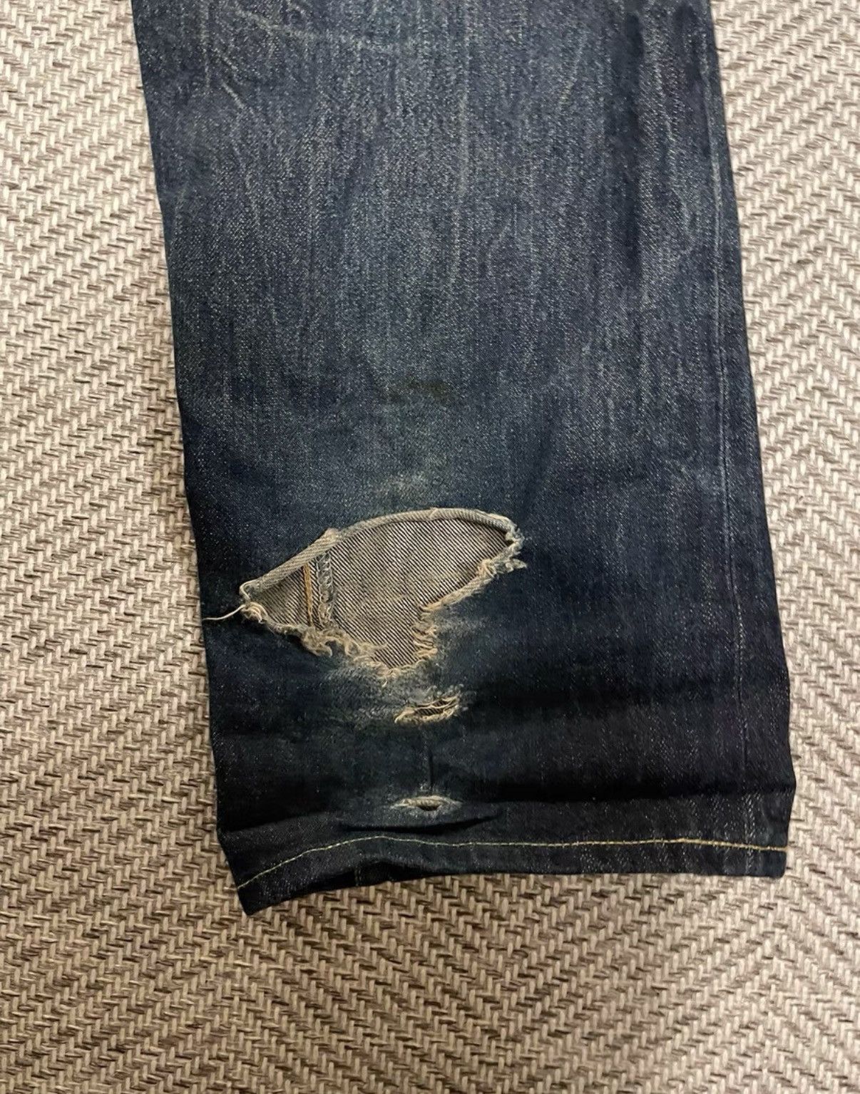 Levi's Levi's Distressed Ripped Jeans K24 Size US 34 / EU 50 - 7 Thumbnail