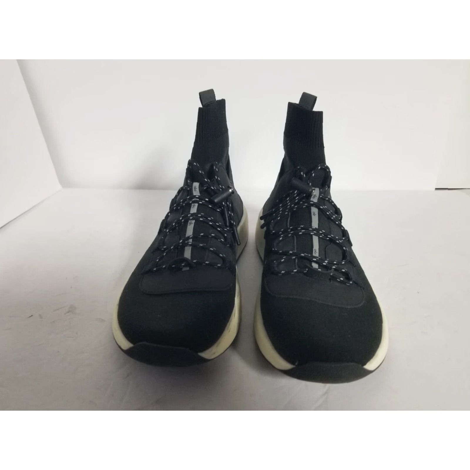Alo Yoga ALO YOGA Velocity Wanderer Sneaker Shoes Black White High Top Size 10 Women's Athletic Shoe Size L / US 10 / IT 46 - 6 Thumbnail