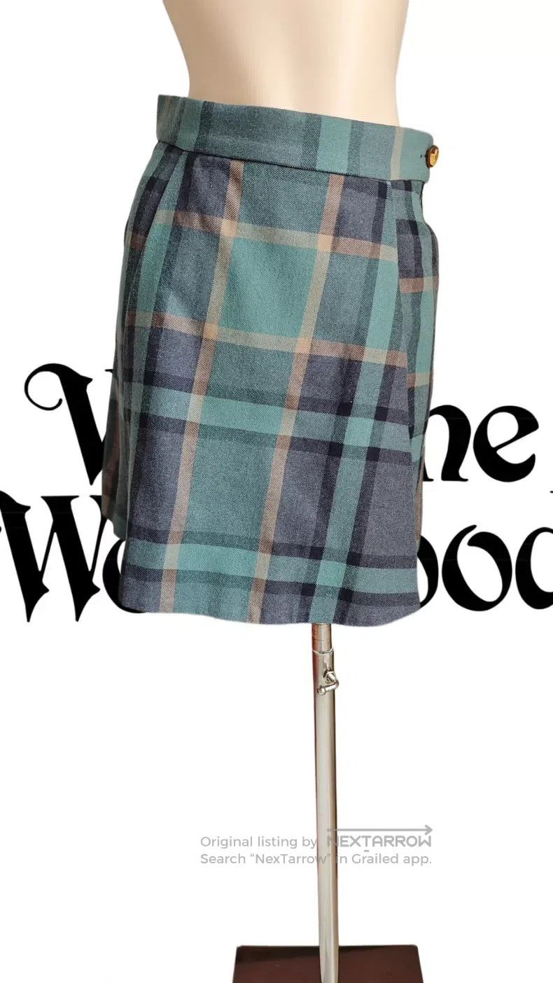 Vivienne Westwood Vivienne Westwood Green Plaid Skort Size 26" / US 2 / IT 38 - 1 Thumbnail
