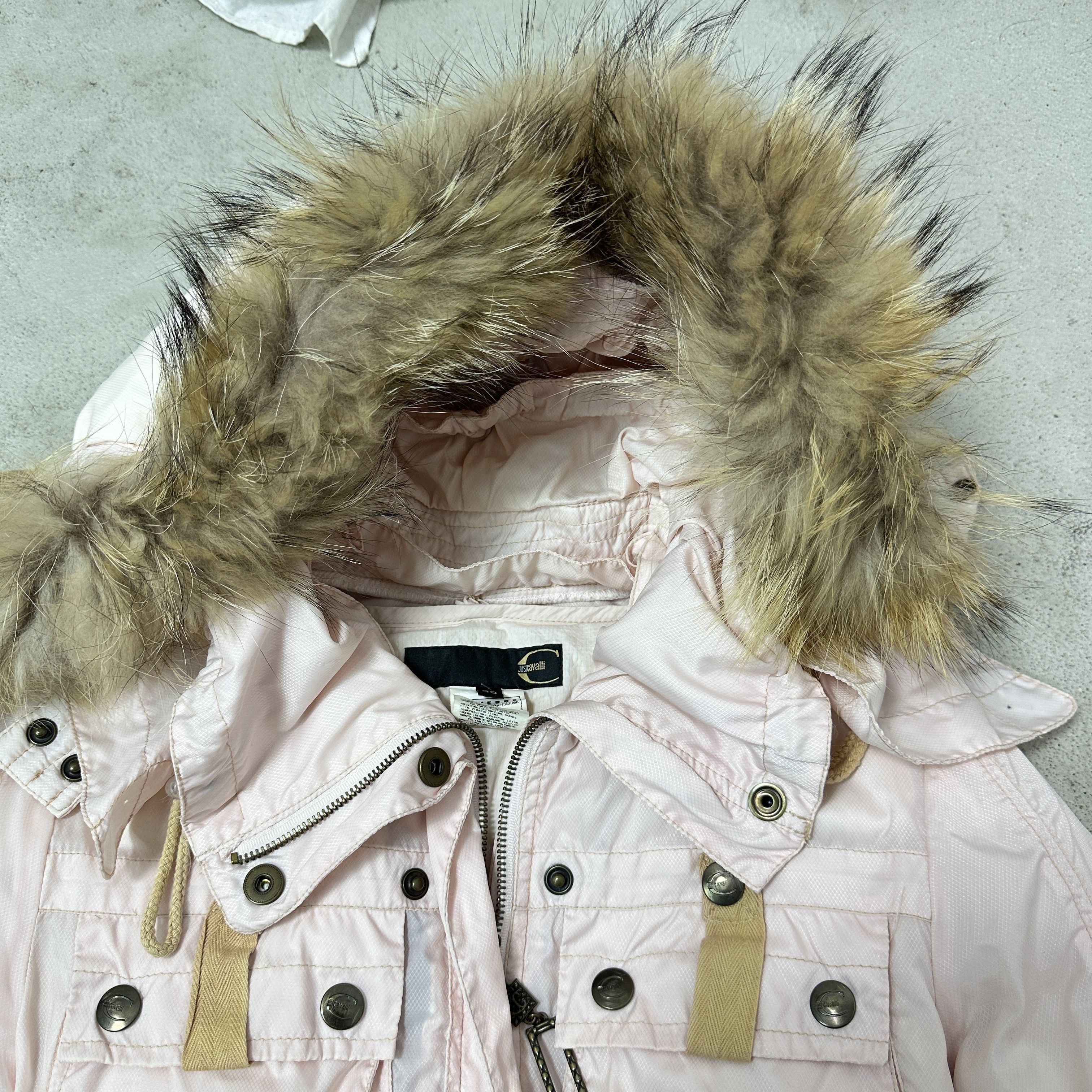 Just Cavalli Vintage Modifiable Baby Pink Just Cavalli Down Parka Y2K Size M / US 6-8 / IT 42-44 - 4 Thumbnail