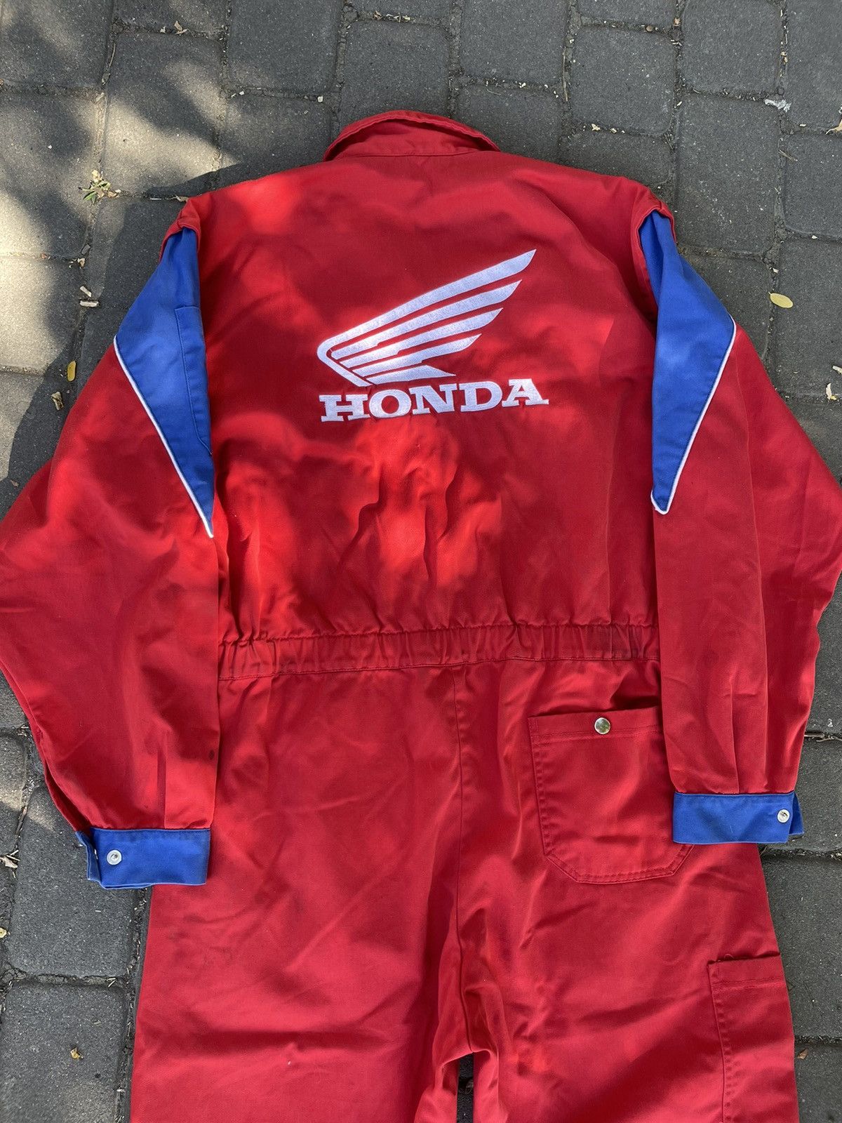 Honda × Vintage Vintage Honda Racing Overalls Jumpsuits Very Rare Size US 38 / EU 54 - 13 Thumbnail