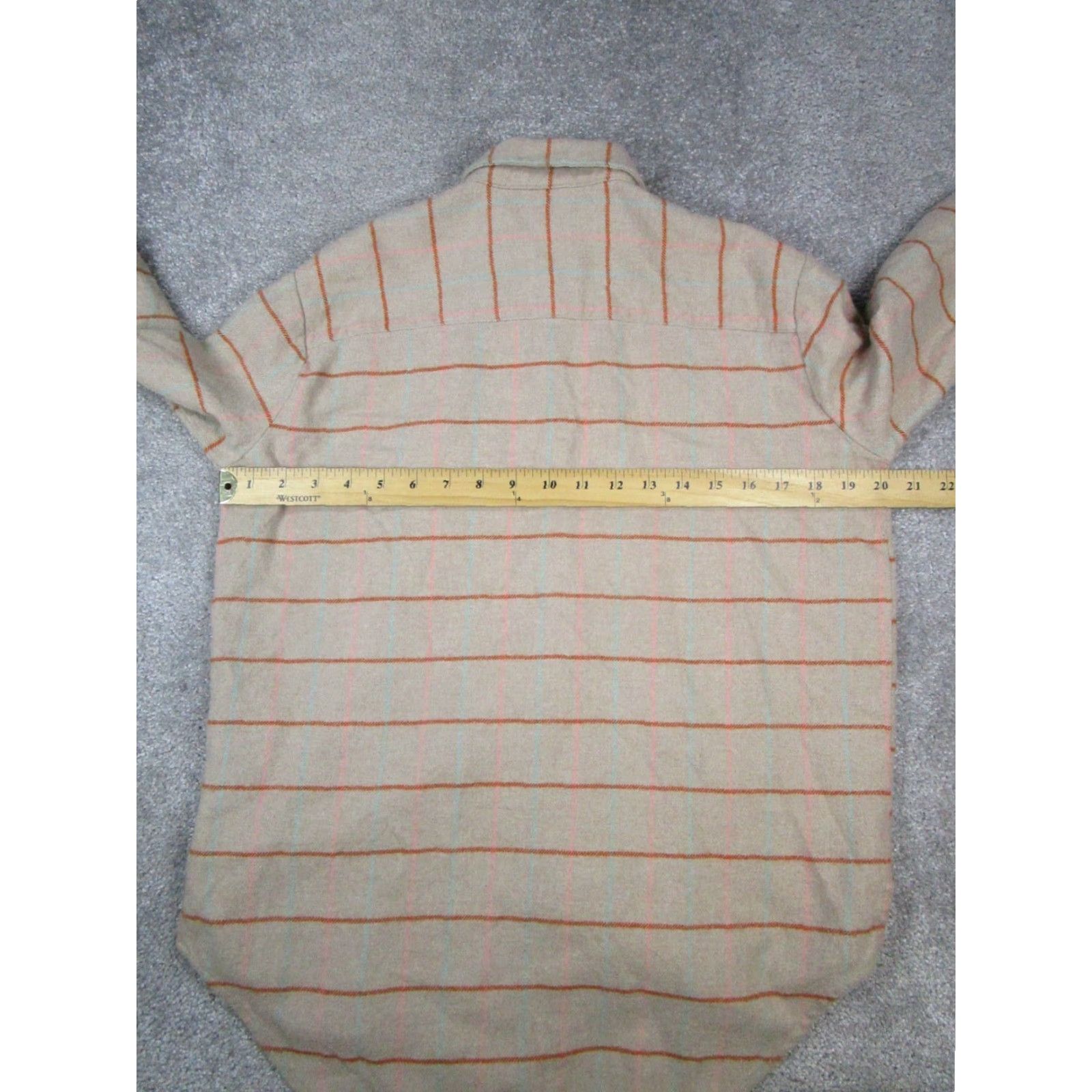 Madewell VINTAGE Madewell Women's shirt XS Plaid Cotton Button-up Long Sleeve Brown 90s Womens Size XXS / US 00 / IT 34 - 5 Thumbnail