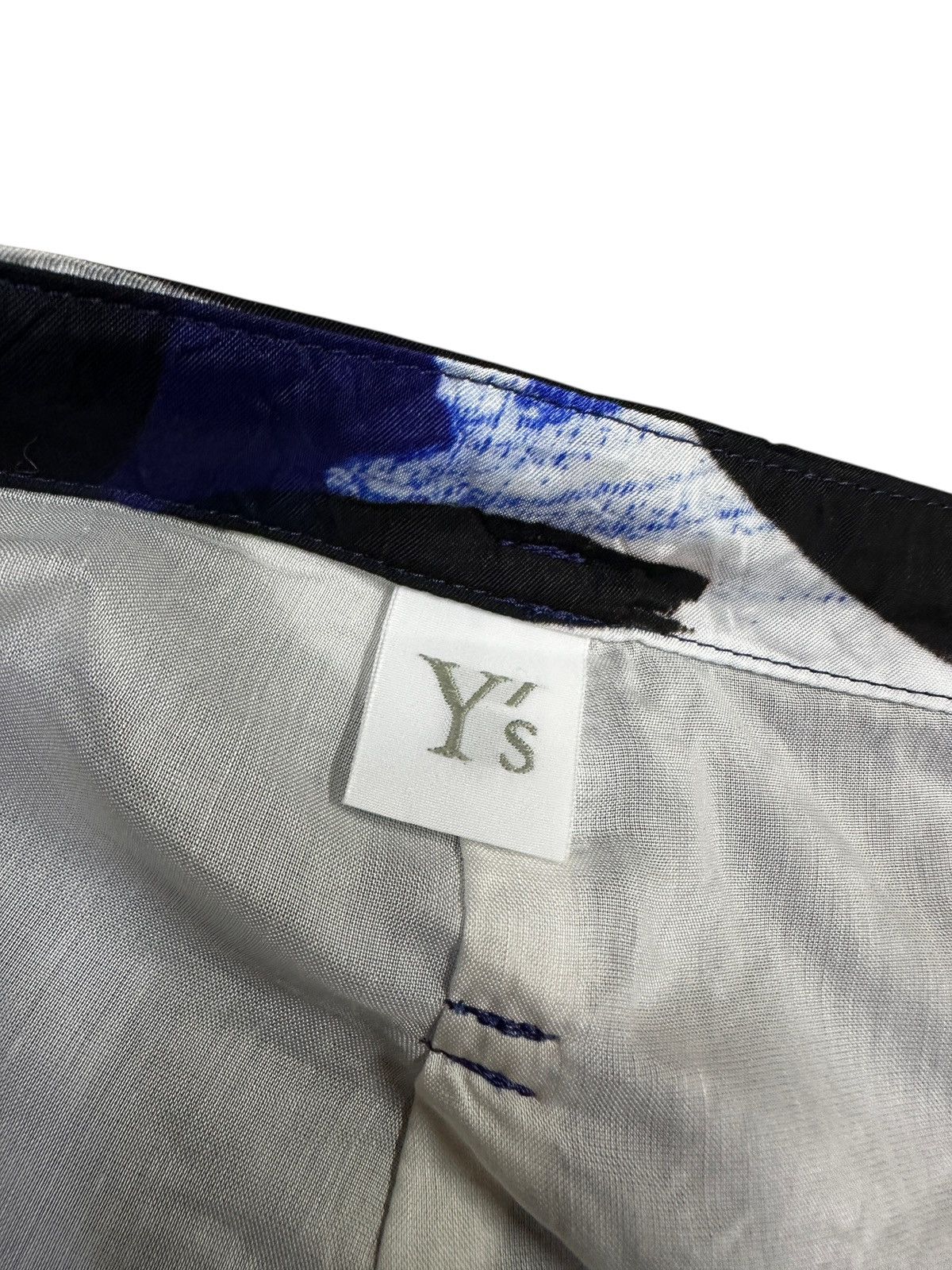 Yohji Yamamoto 🔥Y’s yohji yamamoto overprint short pants japan Size US 41 - 6 Thumbnail