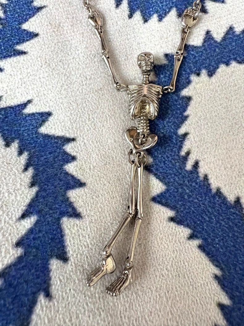 Vivienne Westwood Vivienne Westwood Silver Skull Necklace Sweater Chain Size ONE SIZE - 2 Thumbnail