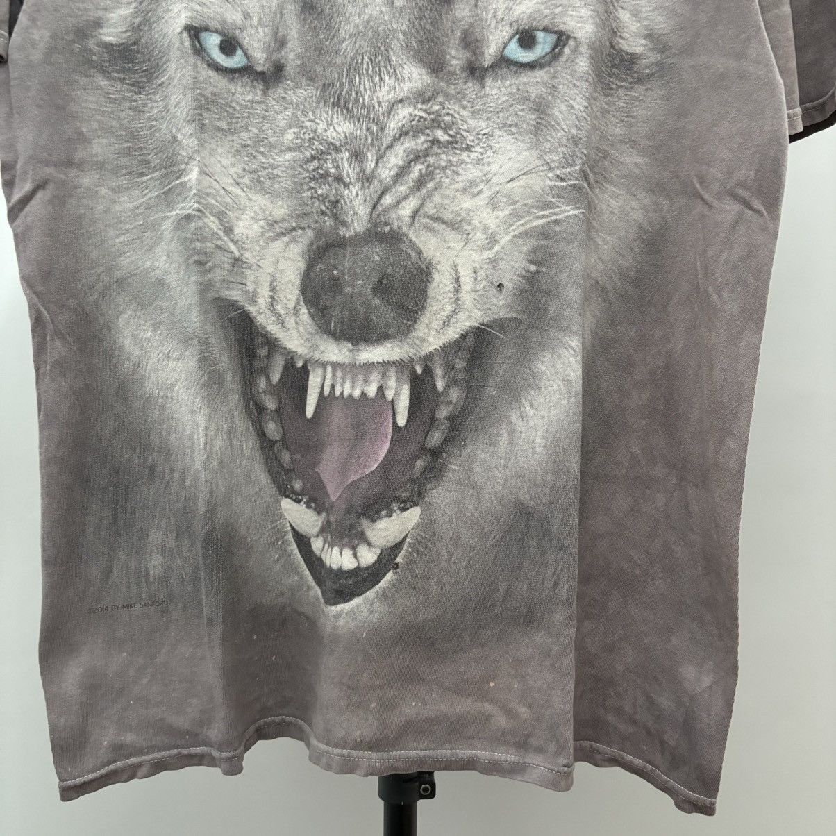 Band Tees × Vintage Fox The Mountain 3D Print Shirt Art Mike Sanford Size US L / EU 52-54 / 3 - 3 Thumbnail