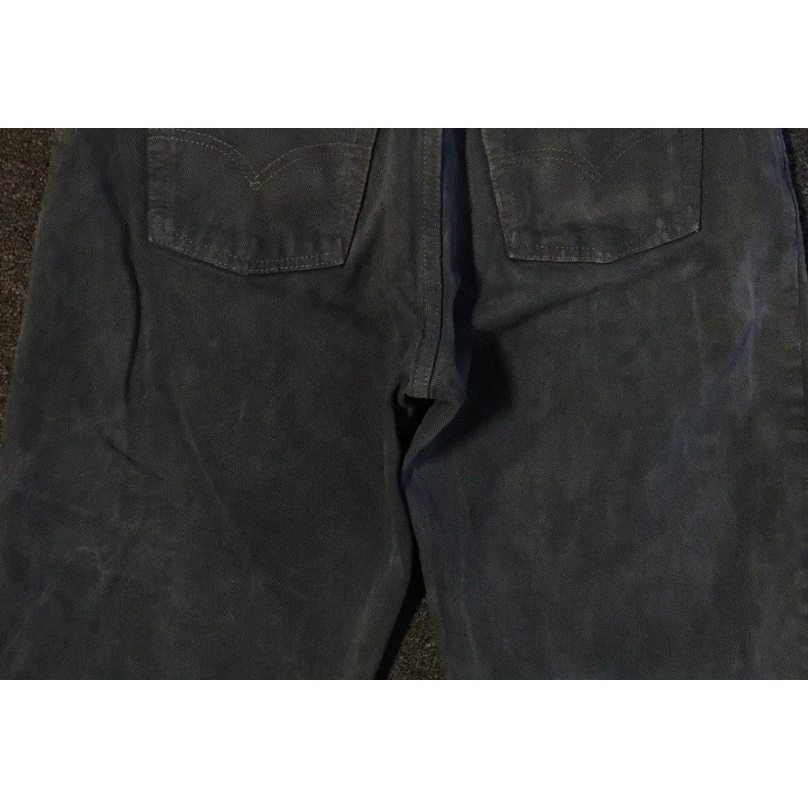 Levi's VINTAGE Levis Silvertab 90s Faded Distress Baggy Jeans 29 USA Grunge Skate Big Boy Size US 29 - 5 Thumbnail
