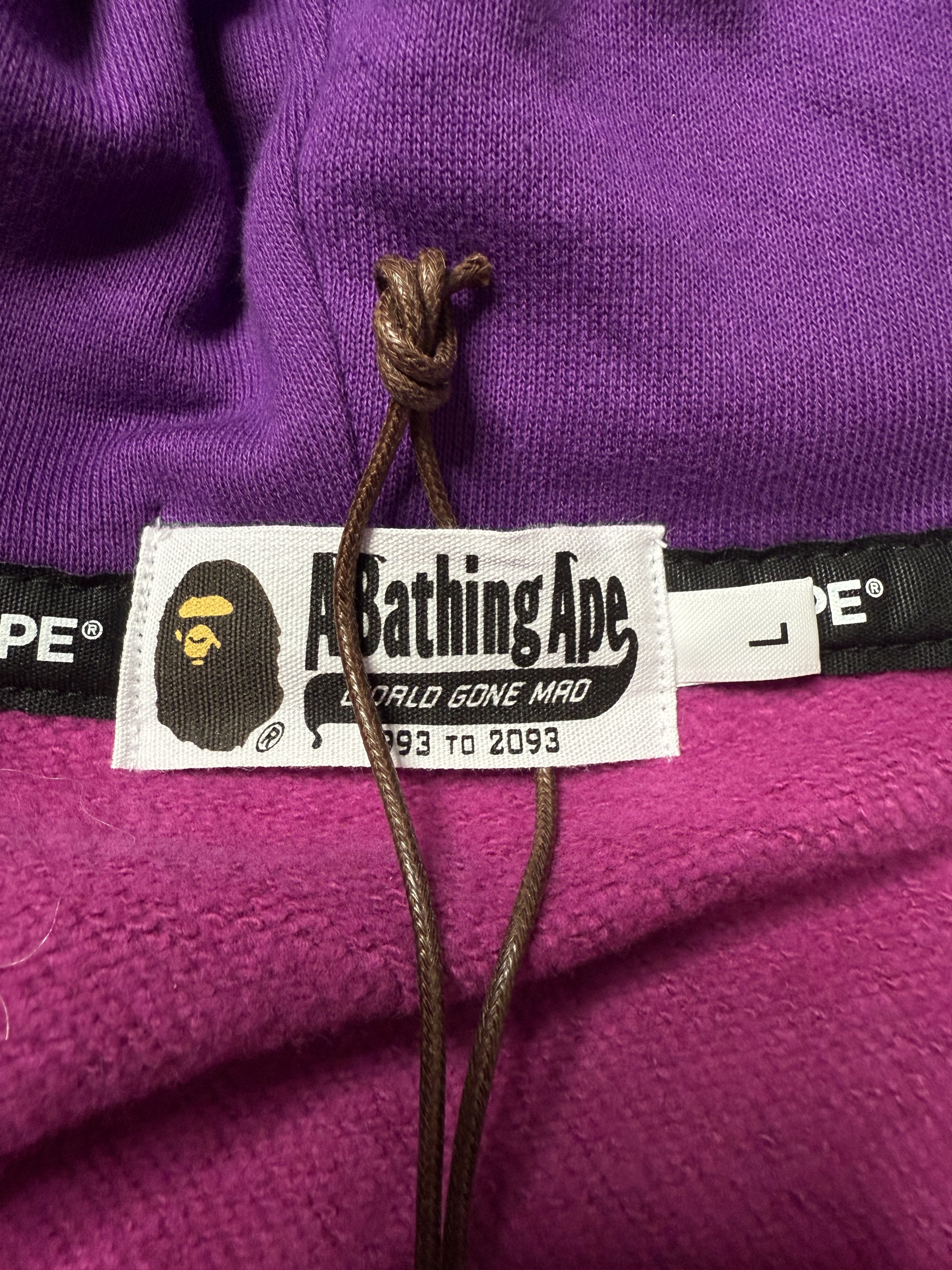 Bape BAPE COLOR CAMO DOUBLE SHARK FULL ZIP HOODIE Size US L / EU 52-54 / 3 - 9 Thumbnail