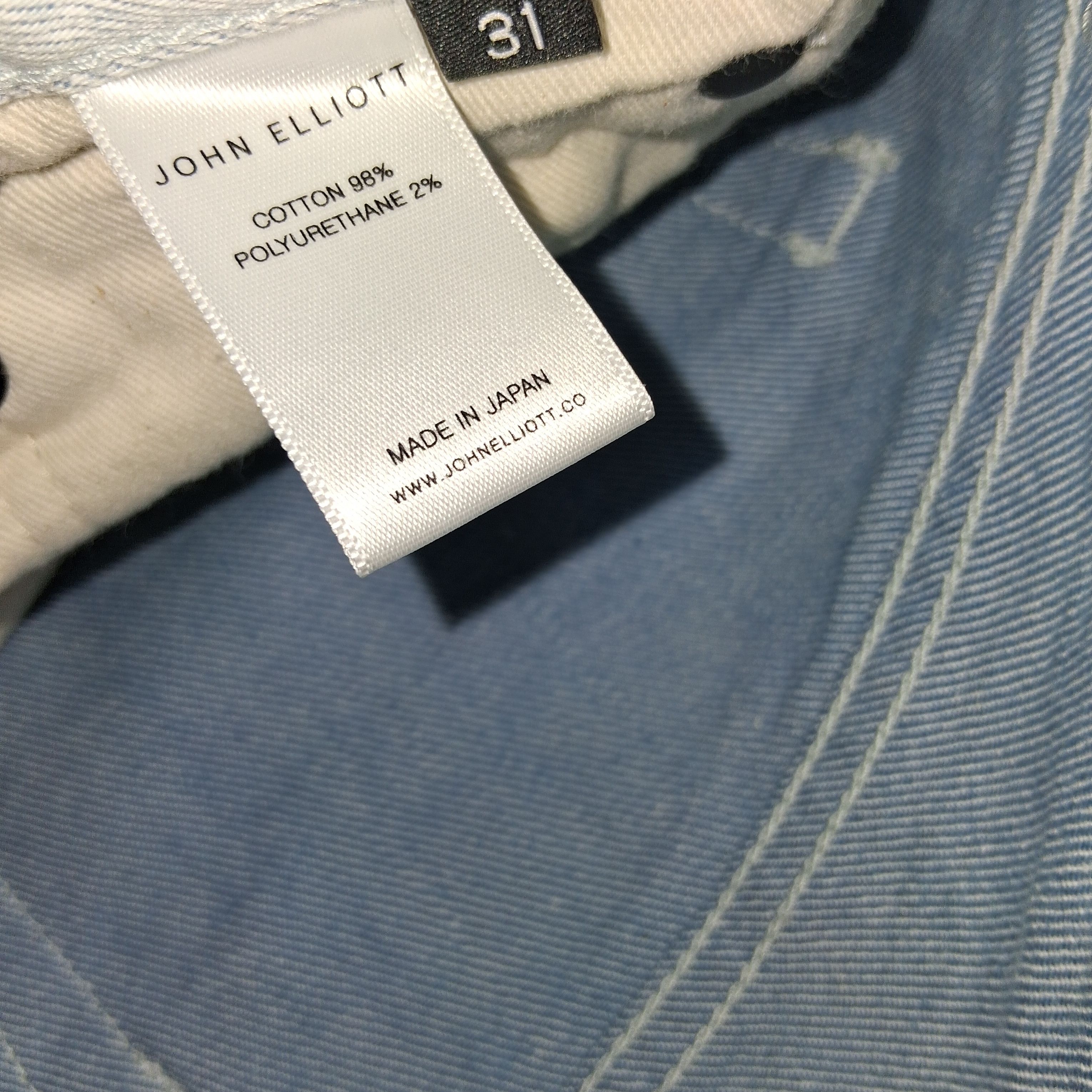 John Elliott Nwot Cast 2 31w John Elliott White Distressed Slim Japan Size US 31 - 7 Thumbnail