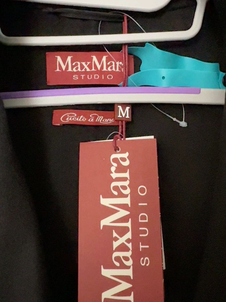 Max Mara Max Mara Genuine wool and cashmere black coat Size XS / US 0-2 / IT 36-38 - 5 Thumbnail