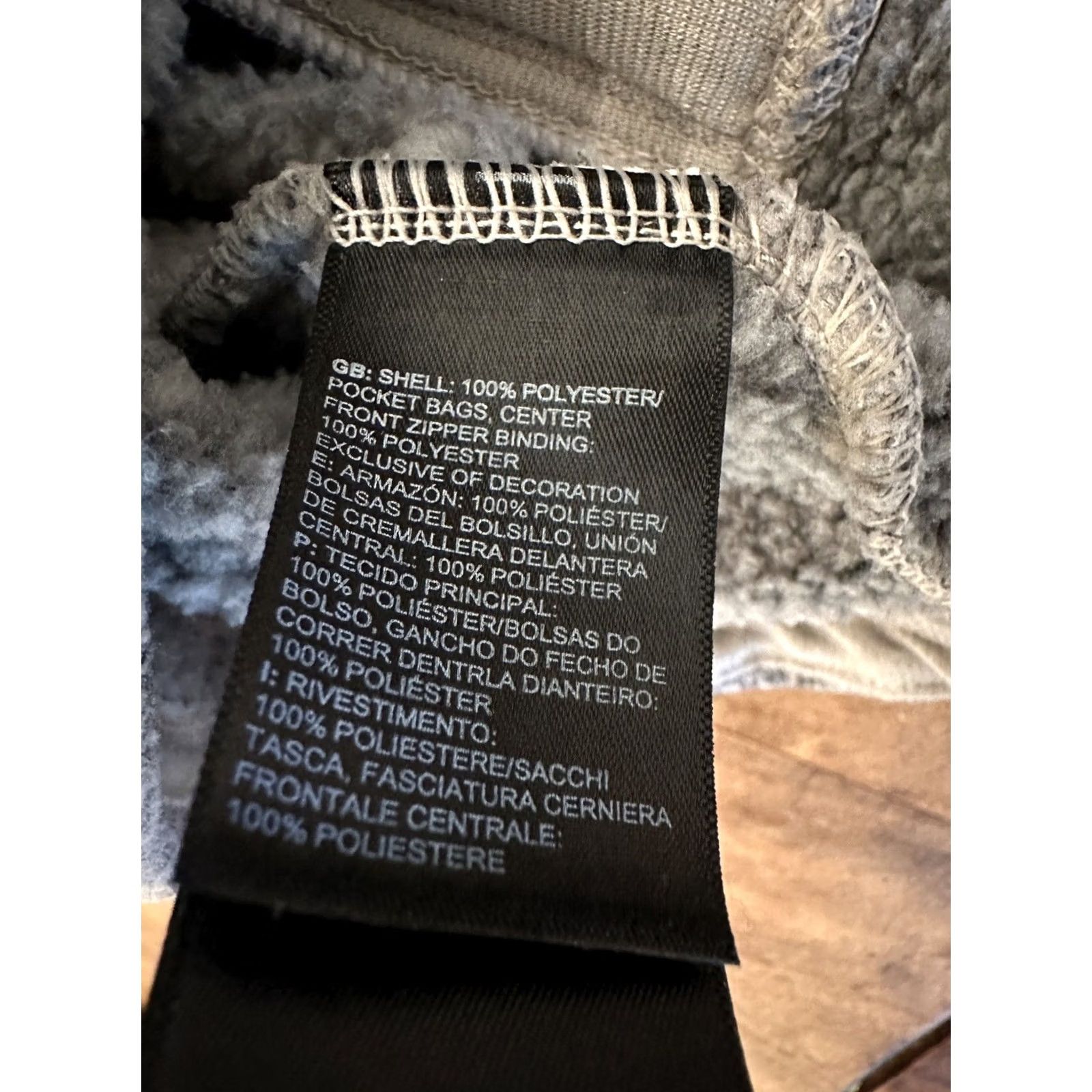 The North Face The North Face Sweatshirt Full Zip Hooded Polyester Gray Blue Medium Men’s Mens Size US M / EU 48-50 / 2 - 6 Thumbnail