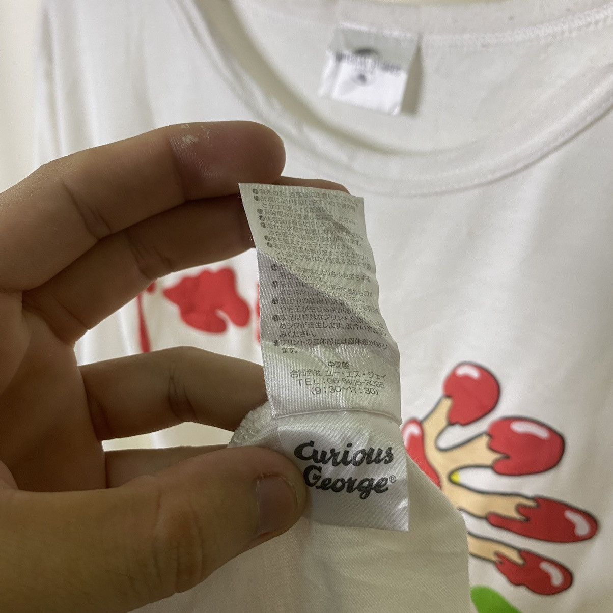 Universal Studios Y2K Universal Studios Japan x Curious George Cartoon Tee Size US L / EU 52-54 / 3 - 6 Thumbnail