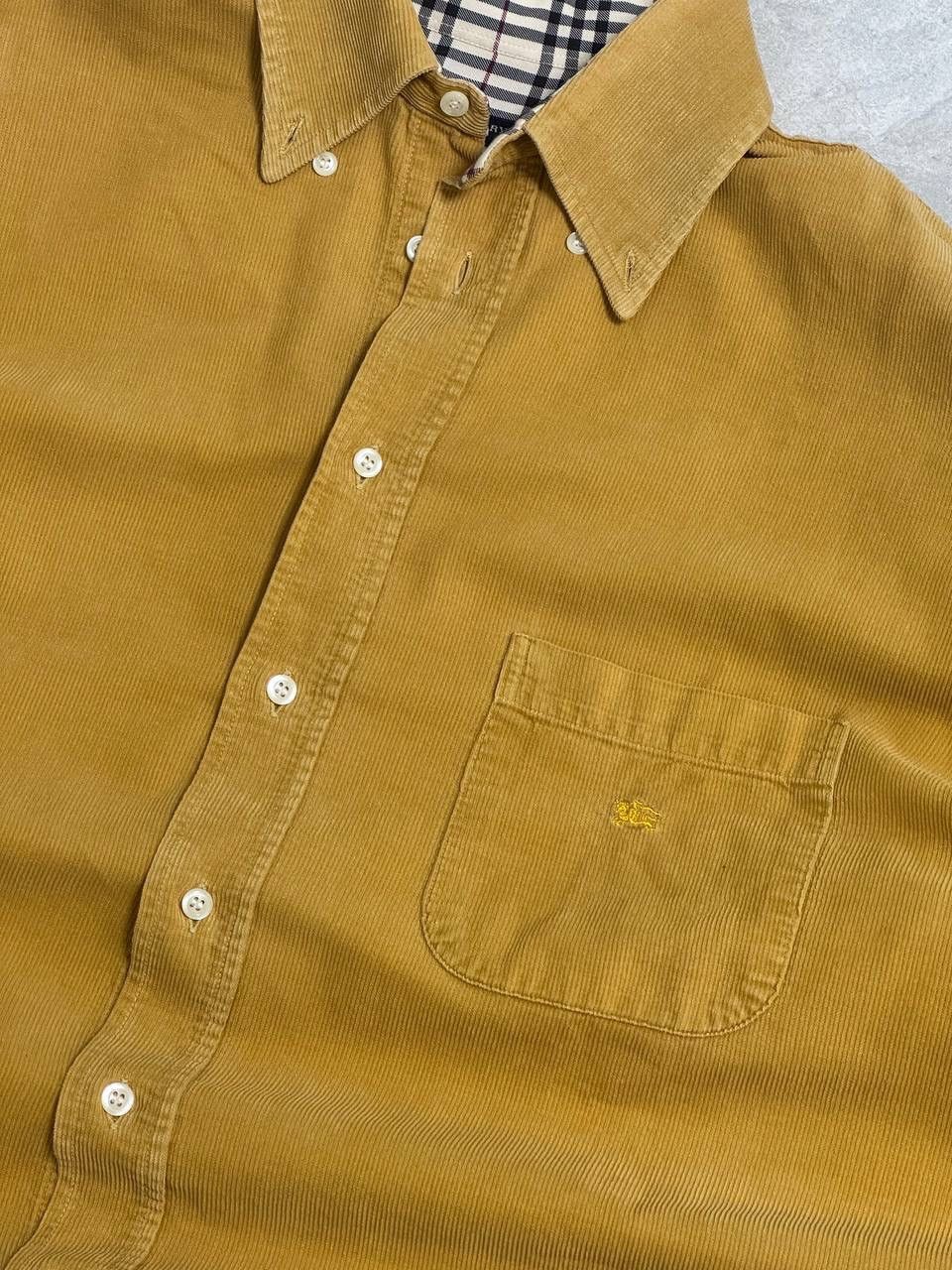 Burberry Burberry Corduroy Button Up Shirt Size US L / EU 52-54 / 3 - 4 Thumbnail