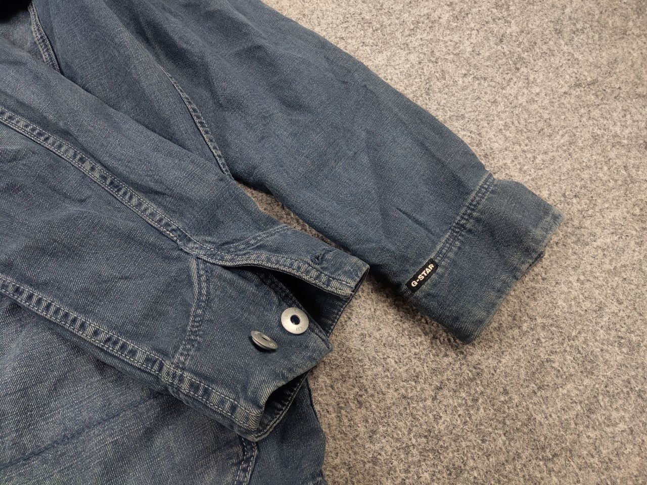 G-Star G Star Raw Shore denim Vintage Pocket Logo Jacket Japanese Size US L / EU 52-54 / 3 - 12 Thumbnail