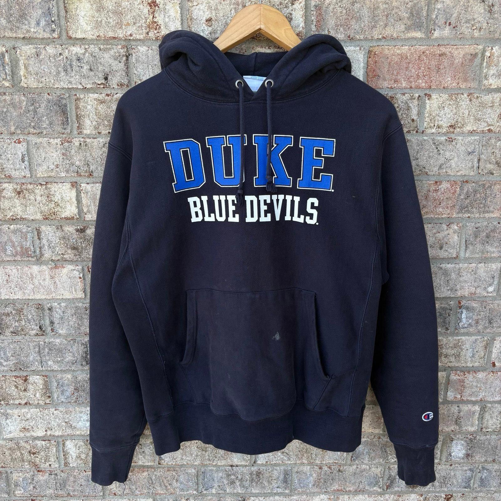 Nike Vintage 90s Duke Basketball reverse weave hoodie Size US M / EU 48-50 / 2 - 1 Thumbnail