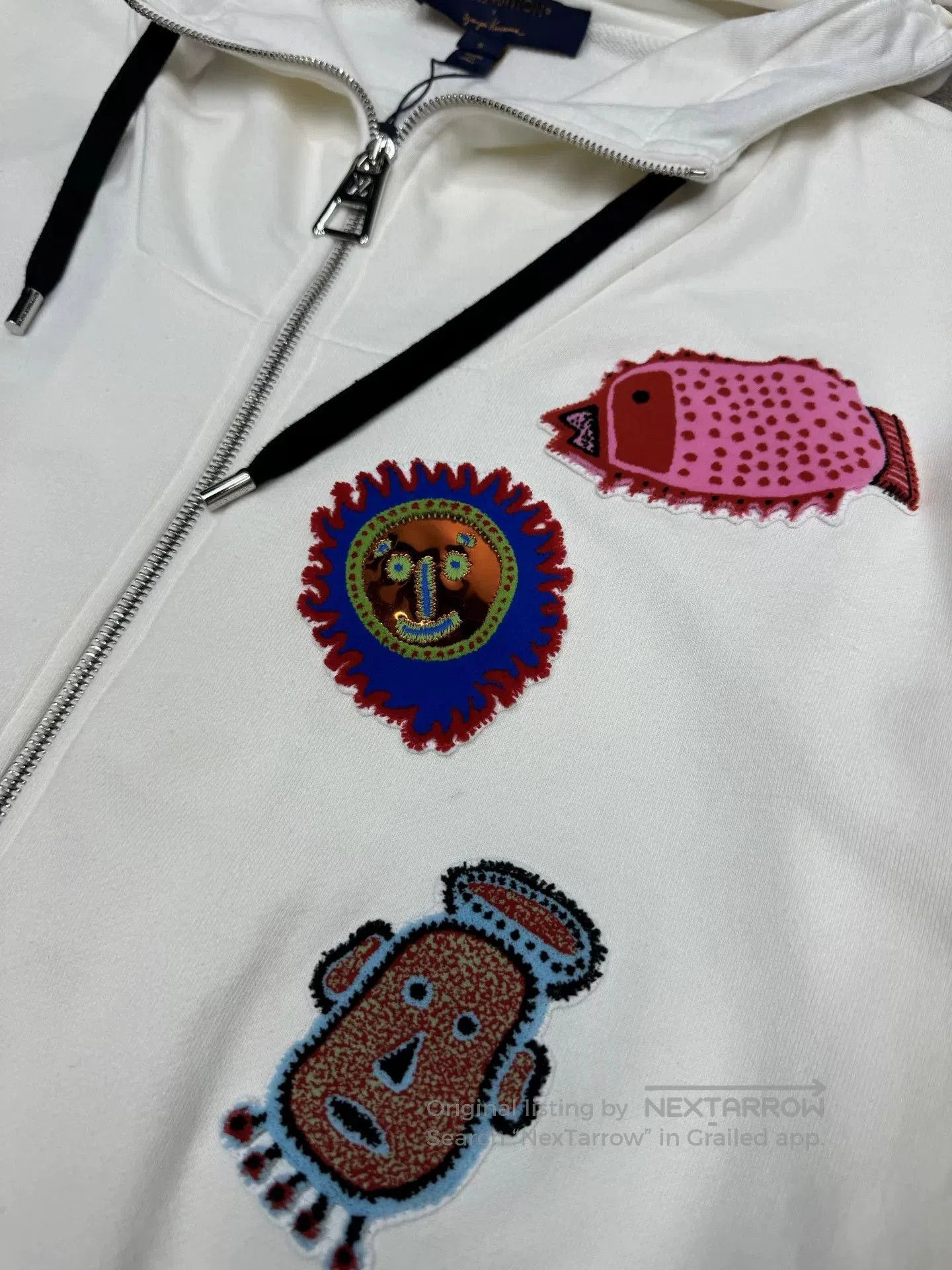 Louis Vuitton LV x YK Kusama Badge Embroidered Hoodie. Size US S / EU 44-46 / 1 - 3 Thumbnail