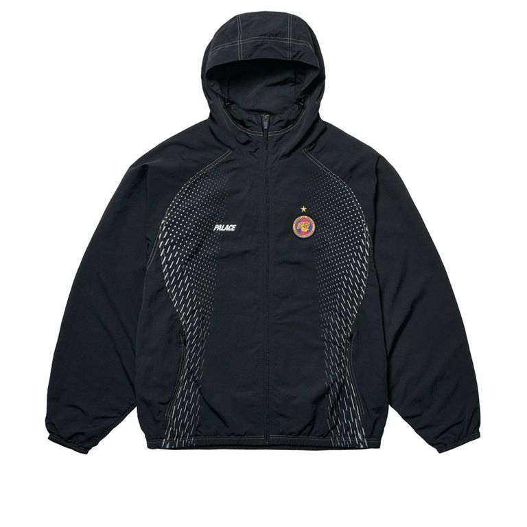 Palace Palace Skateboards Slant Zip Shell Jacket Grey Mens Size L