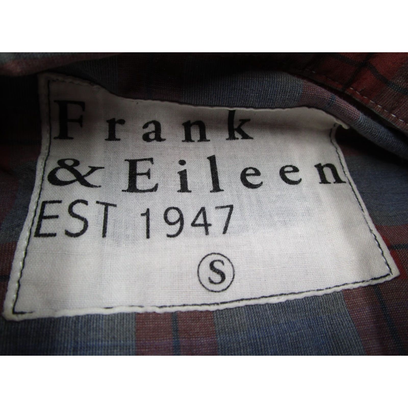 Frank & Eileen Frank & Eileen Shirt Women Small Blue Check Knit Button Up Made in USA Size S / US 4 / IT 40 - 2 Thumbnail