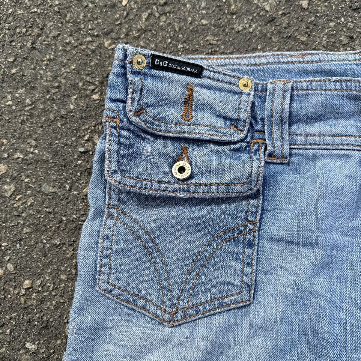 Dolce & Gabbana vintage 90s dolce gabanna distressed jeans y2k rap Size 28" / US 6 / IT 42 - 6 Thumbnail