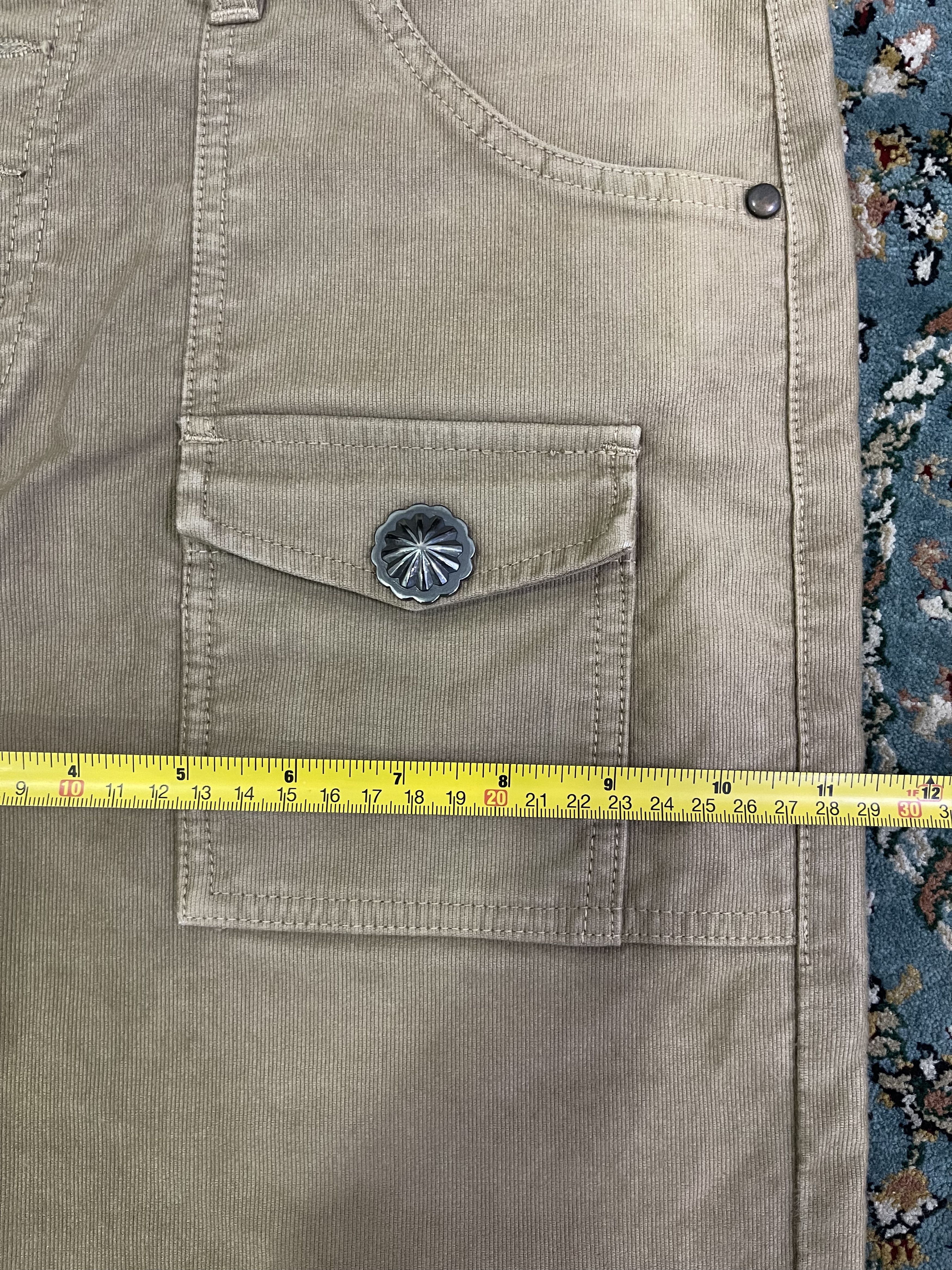 If Six Was Nine AYUITE Flared Leather Pocket Bushpants Beige Travis Scott Size US 32 / EU 48 - 18 Thumbnail