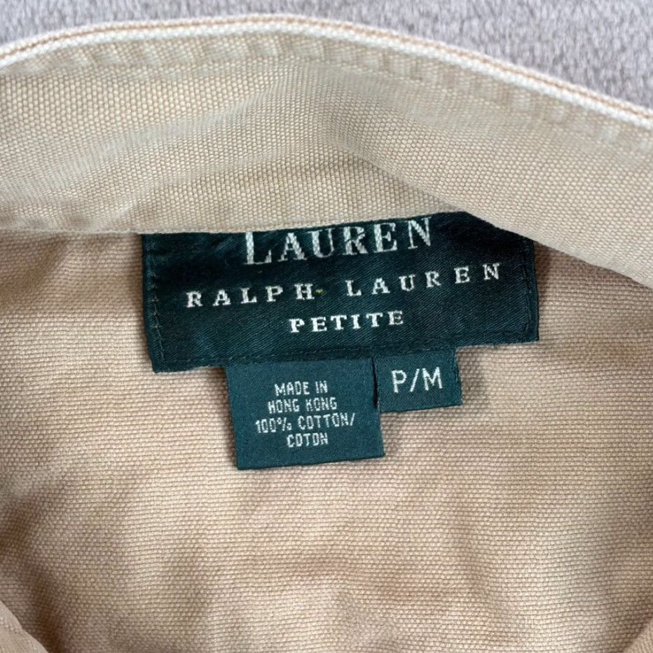 Ralph Lauren VINTAGE Ralph Lauren Safari Jacket Women Petite Medium Hunting Field Coat LRL Size M / US 6-8 / IT 42-44 - 2 Thumbnail