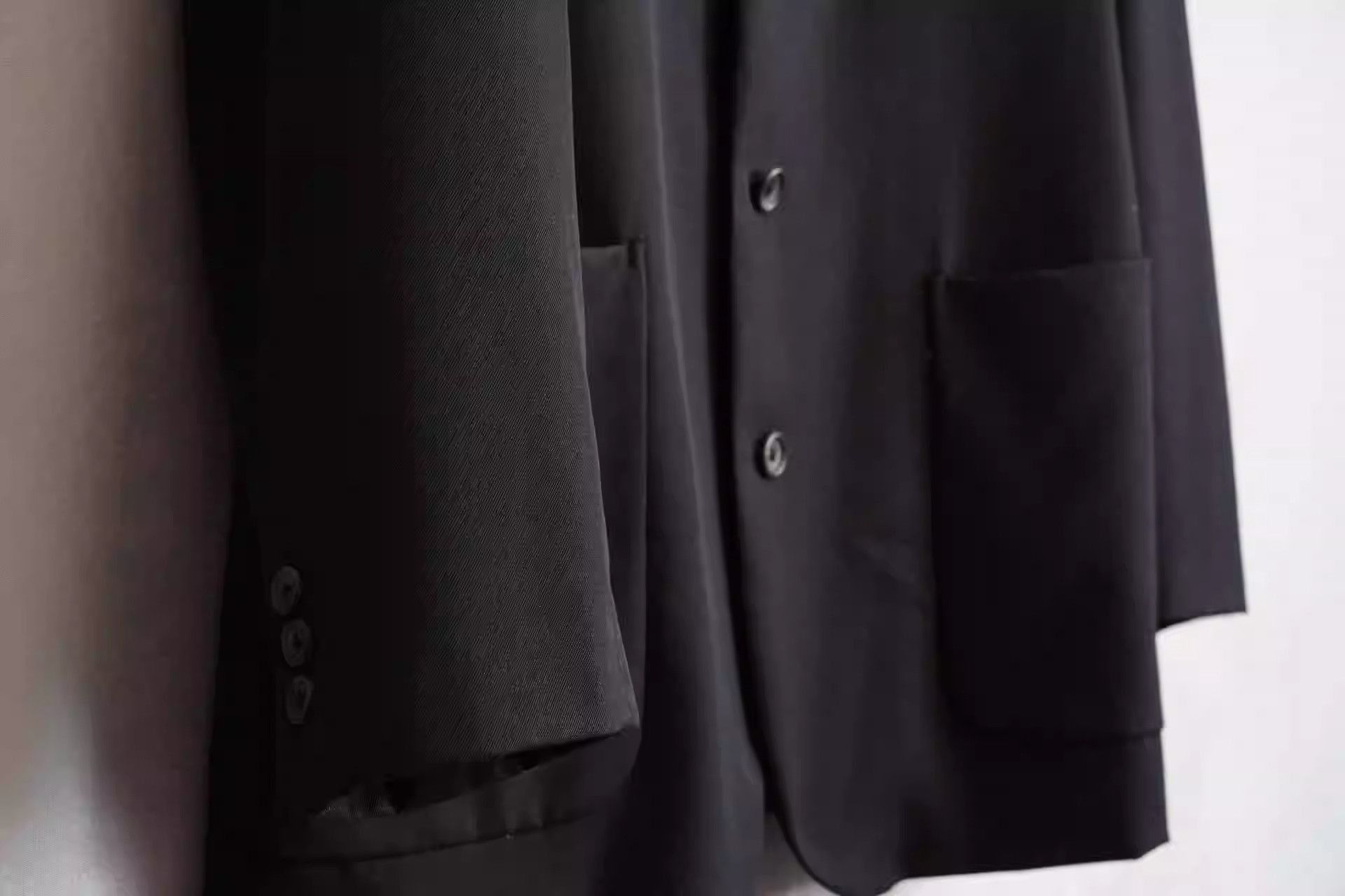 Yohji Yamamoto Yohji Yamamoto 97AW Wax Period People's Wool Jacket-2505 Size US M / EU 48-50 / 2 - 4 Thumbnail