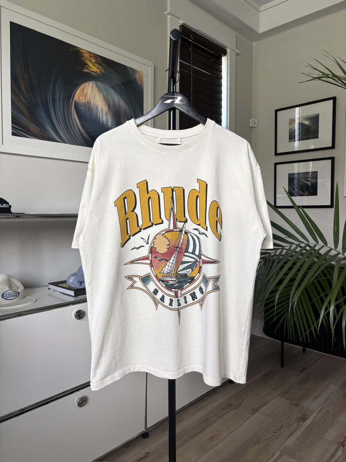 SOLD OUT - RHUDE CRUISE BARTS GRAPHIC SAILING LOGO TEE