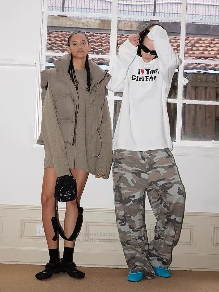 Balenciaga Balenciaga Camouflage Cargo Work Pants Size US 30 / EU 46 - 8 Thumbnail