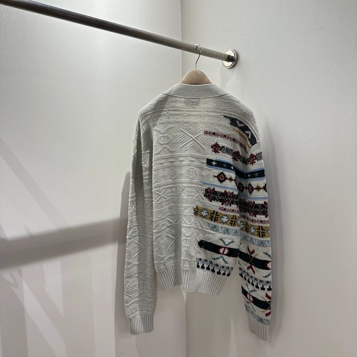 Hermes Hermes Fair Isle Intarsia Cashmere Knit M may475 Size M / US 6-8 / IT 42-44 - 2 Thumbnail