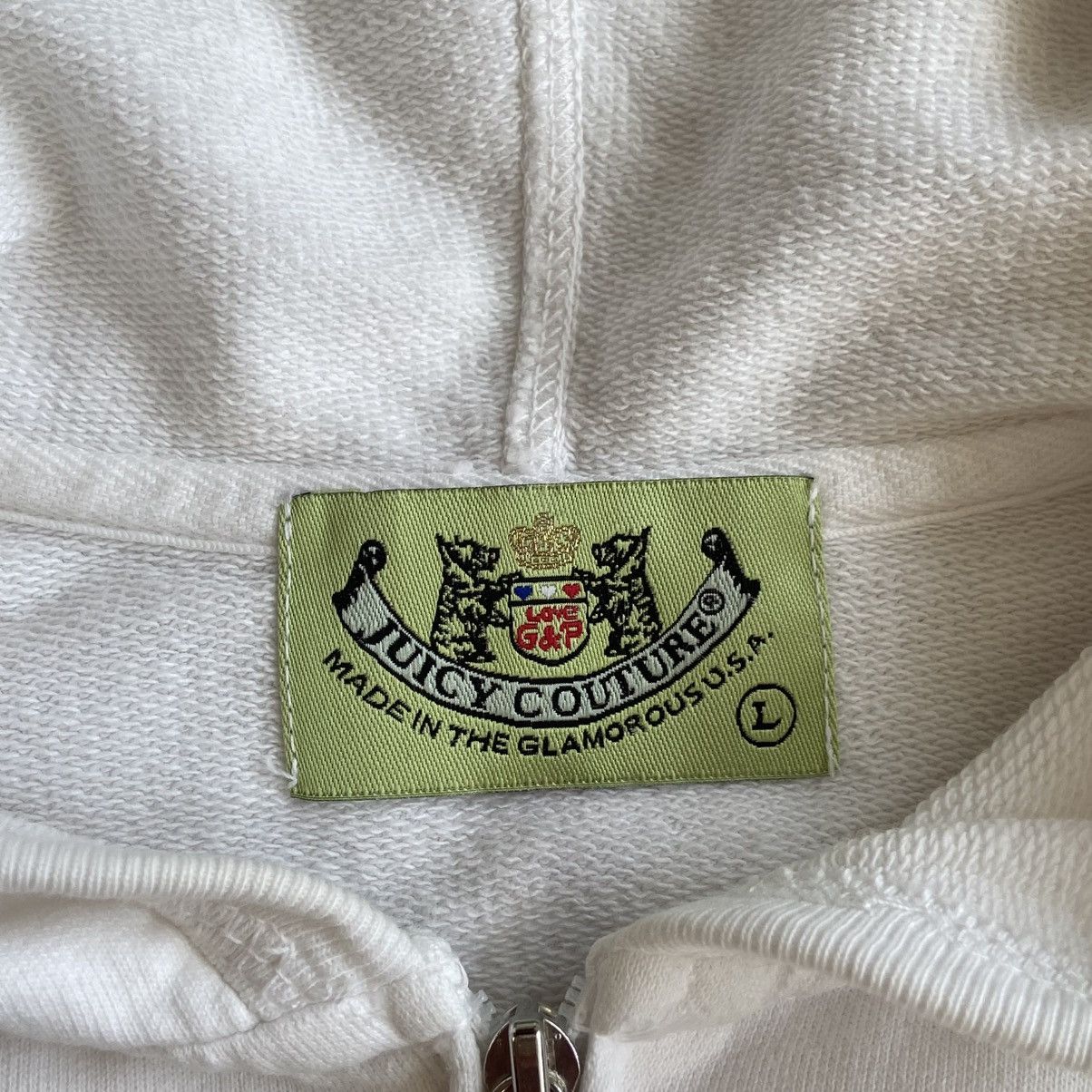 Juicy Couture 📌 Vintage Cutie Juicy Couture Y2K Zip-Hoodie Size L / US 10 / IT 46 - 12 Thumbnail