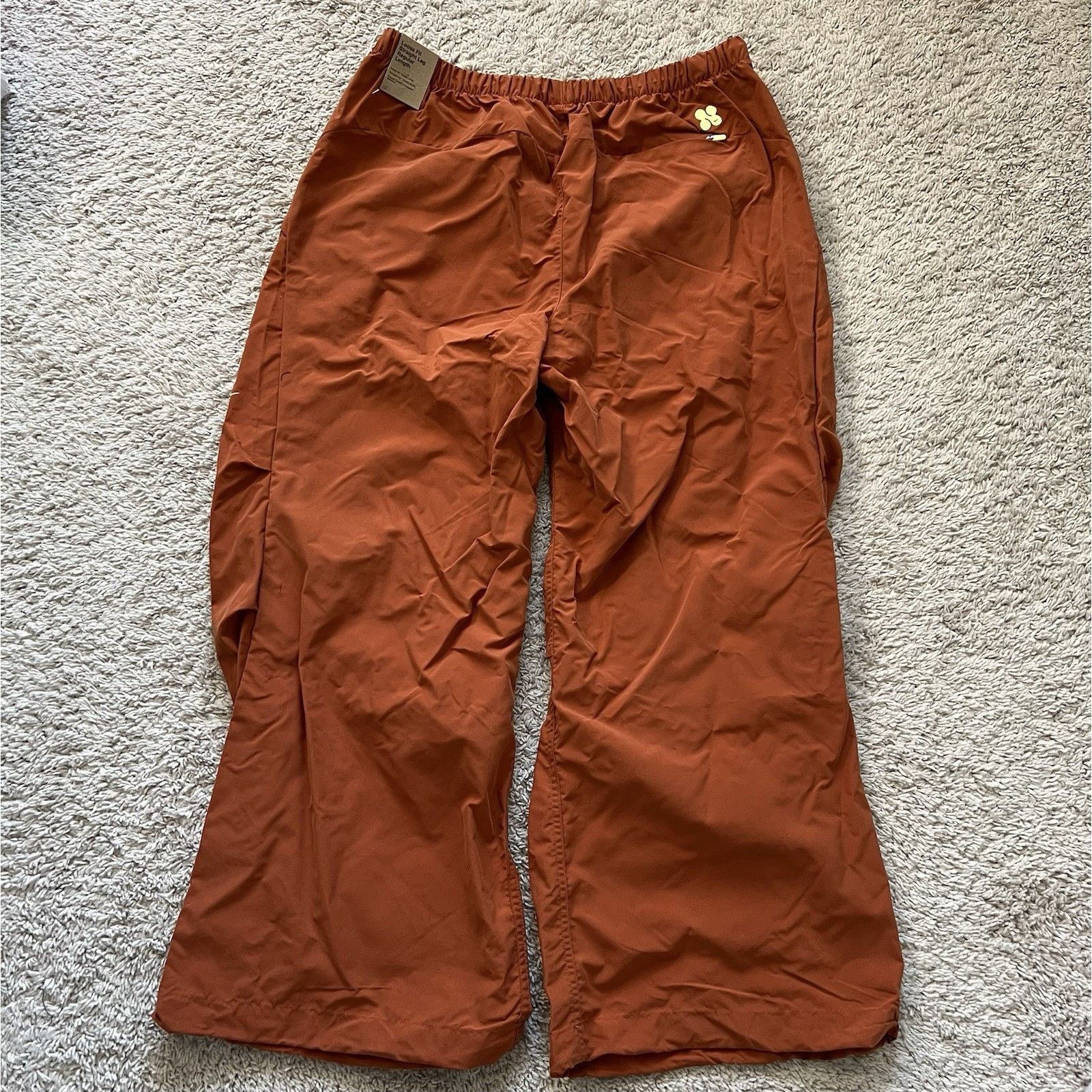 Nike Nike Project FROG Parachute Pants Dark Russet/ Lemon Large Size US 32 / EU 48 - 9 Thumbnail