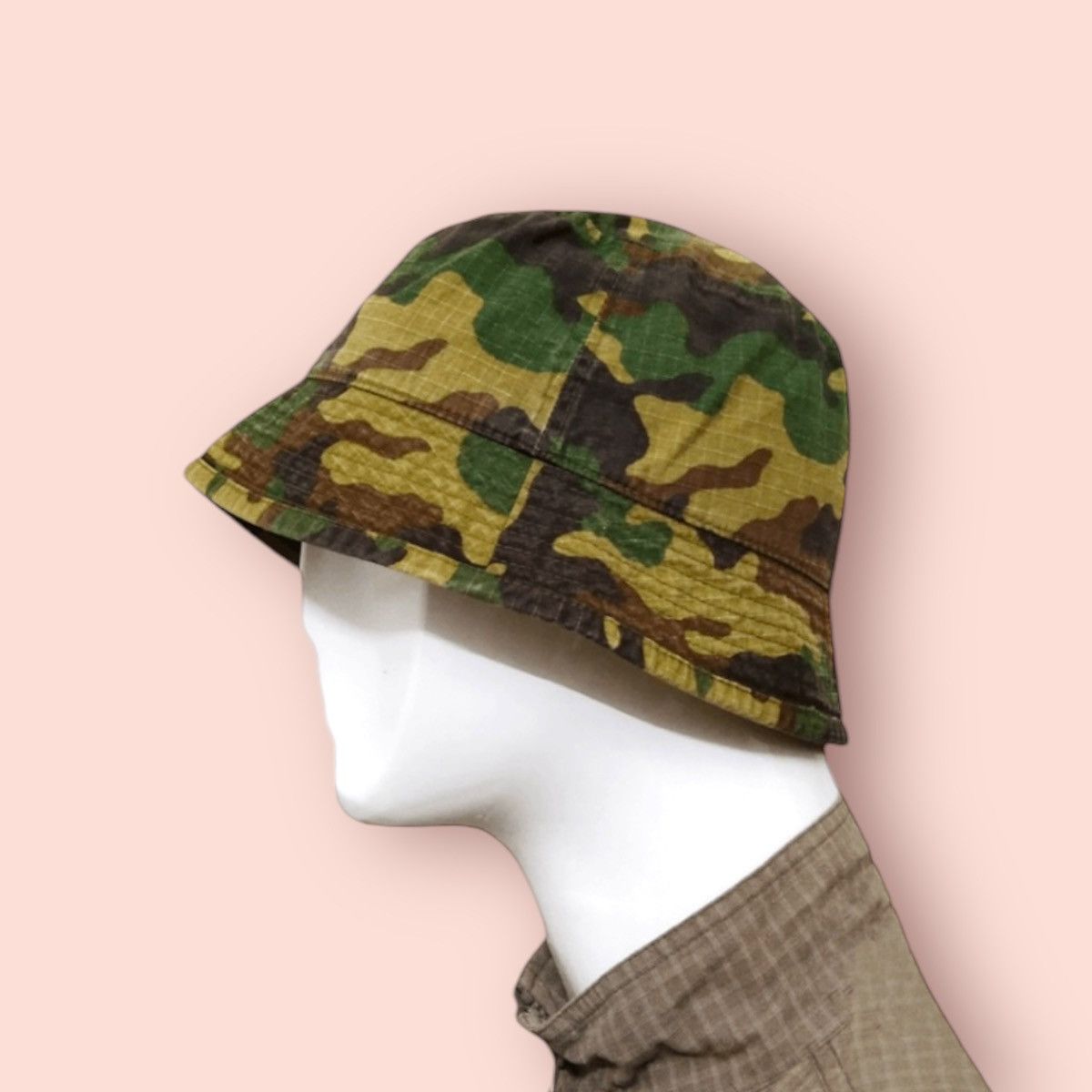 Vintage VINTAGE JAPAN CAMO RIPSTOP BUCKET HAT Size ONE SIZE - 1 Thumbnail