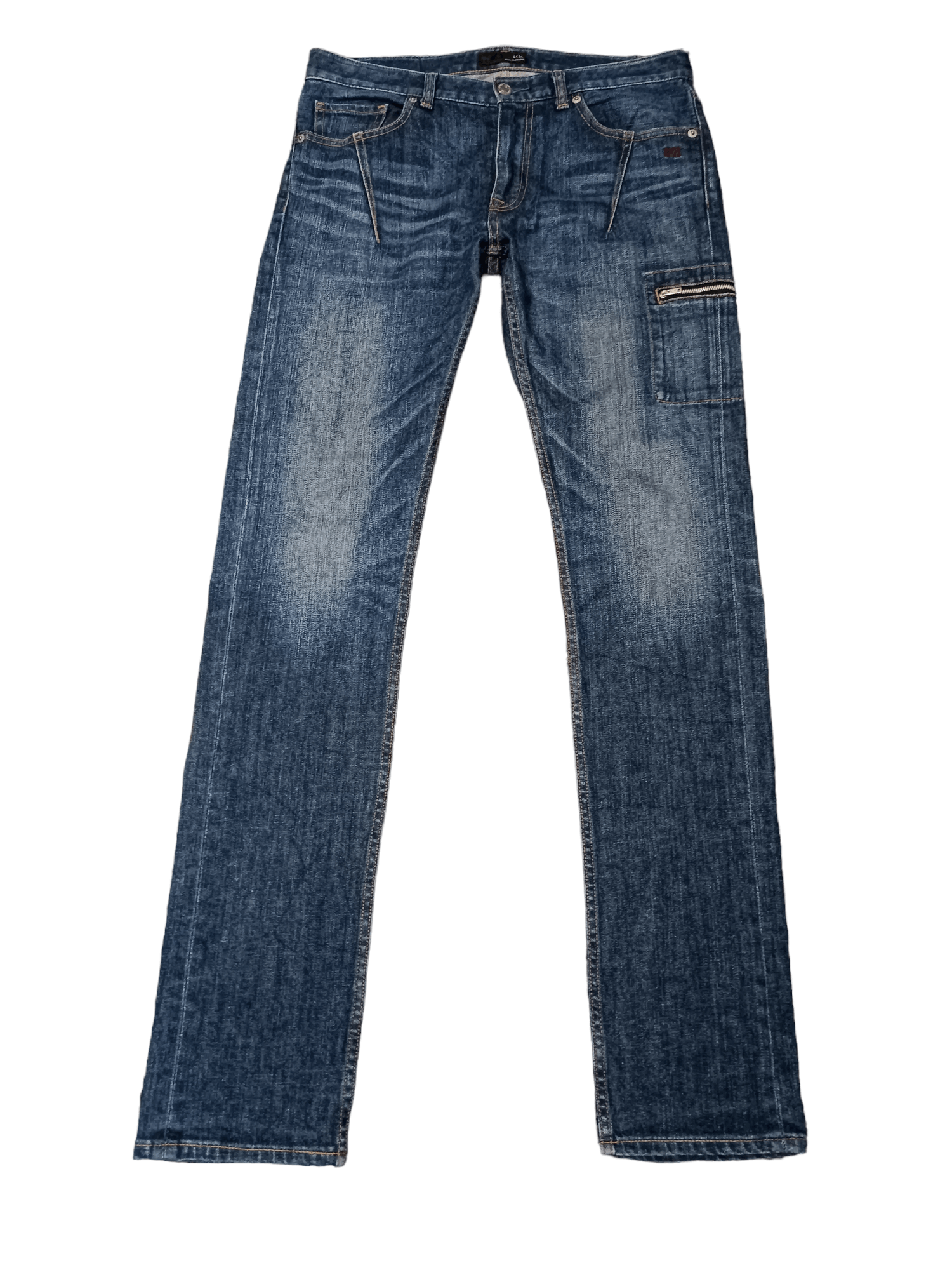 image of Dope Undercover X Uniqlo Uu Whishkered Faded Denim in Blue Denim, Men's (Size 32)
