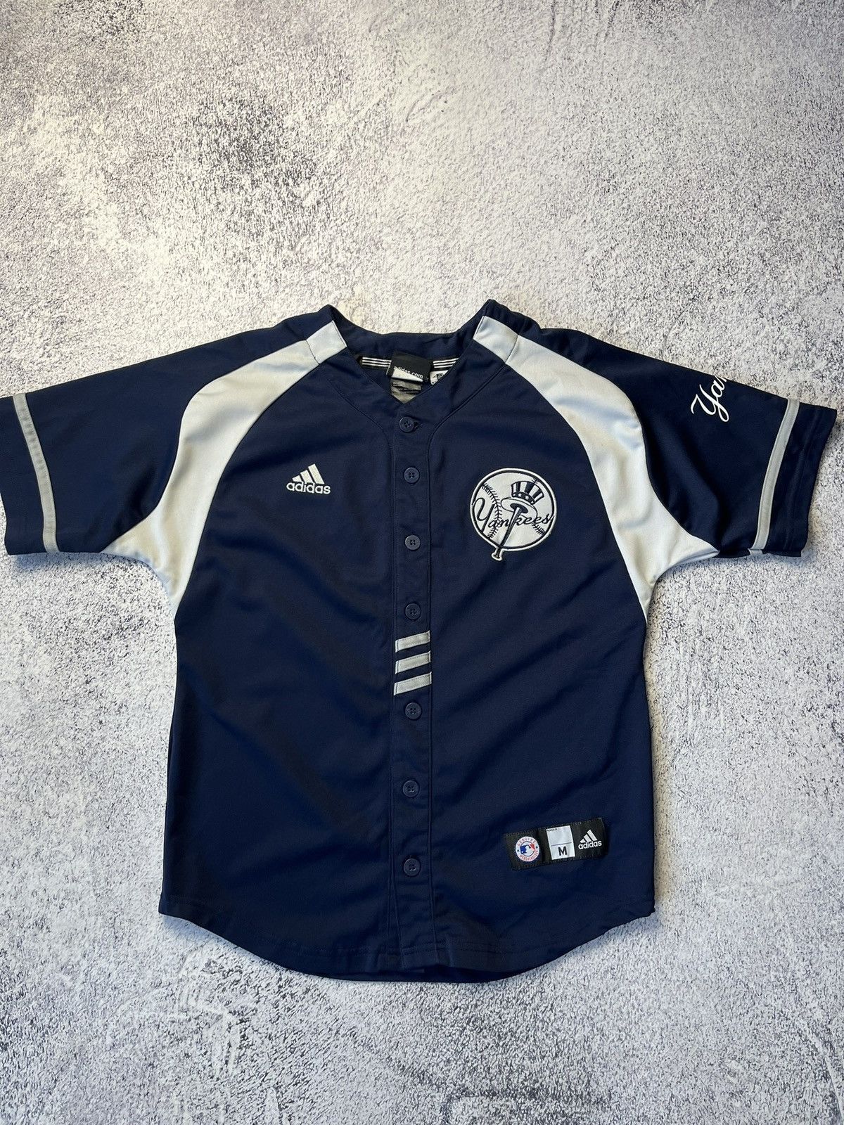 New York Yankees Vintage Adidas New York Yankees Junior Jersey #2 Jeter Size US XS / EU 42 / 0 - 3 Thumbnail
