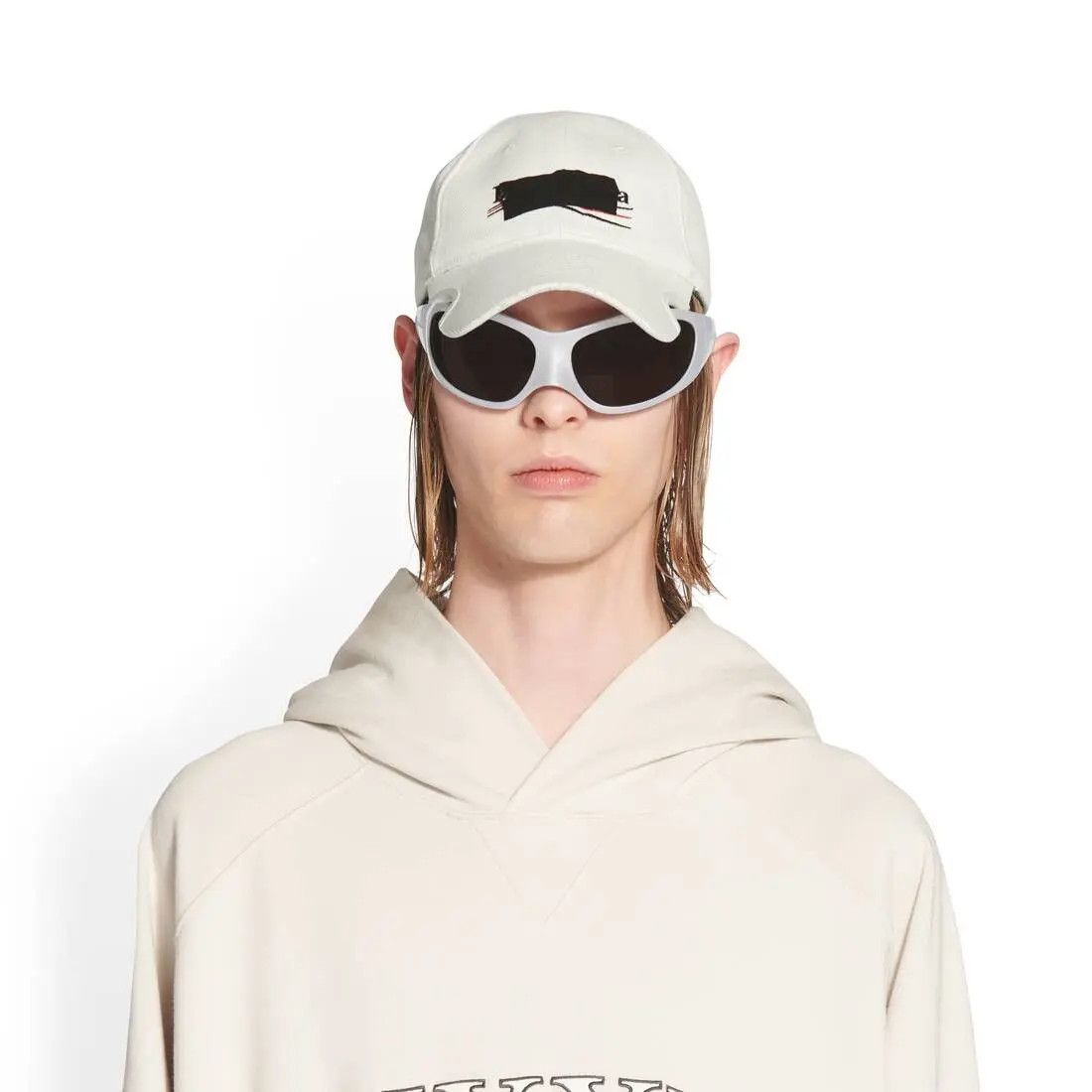 Balenciaga o1la1rc1a0924 Size: M / Gaffer Cap in White Size ONE SIZE - 2 Thumbnail