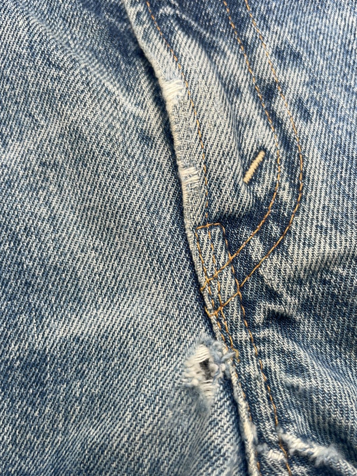 Levi's Vintage 90’s Levi’s Lot 501Z E Selvedge Distresed Size US 34 / EU 50 - 21 Thumbnail