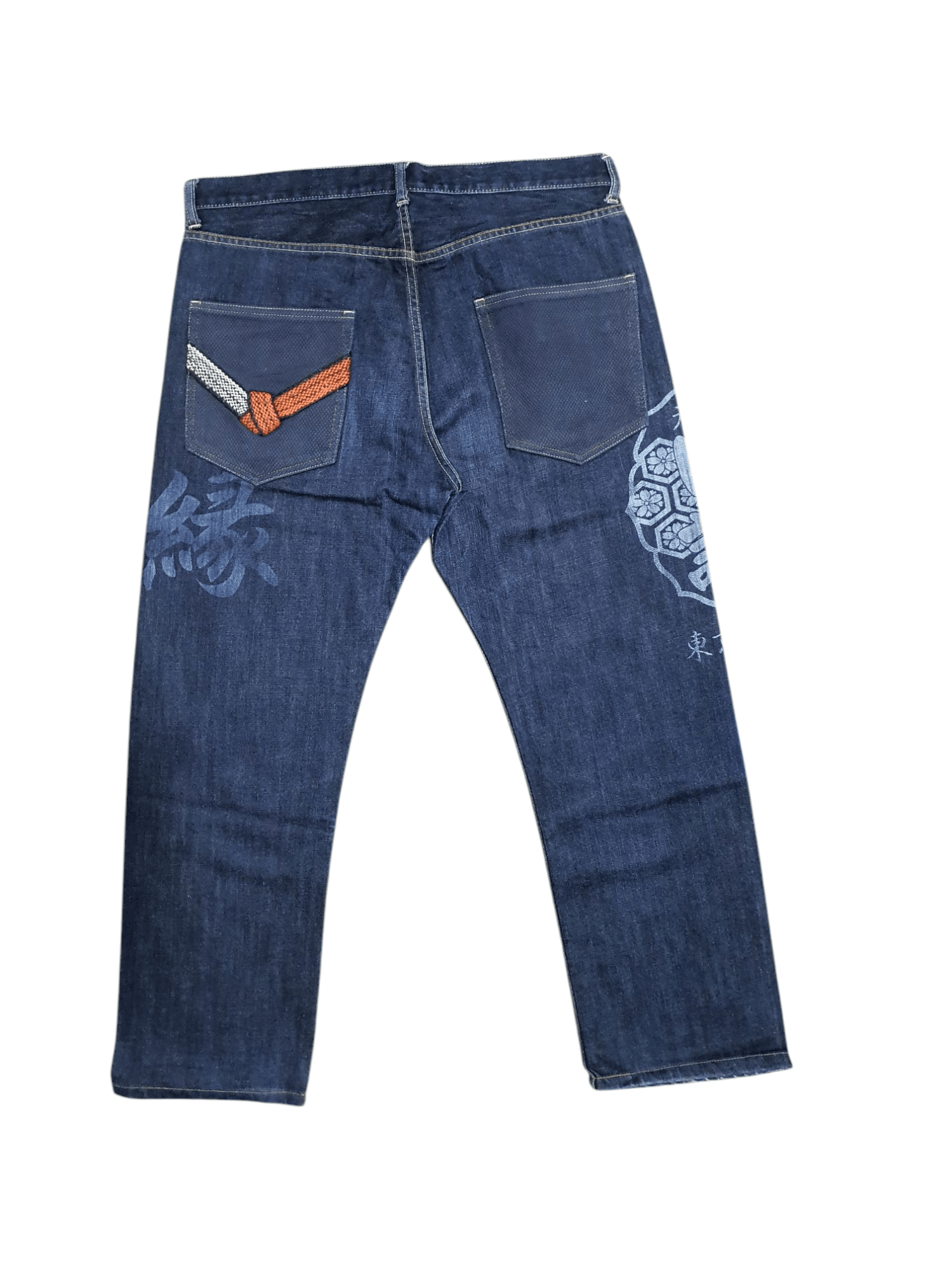 Japanese Brand THIEF DIARY 34”/38” DESIGNER JEANS Size US 34 / EU 50 - 9 Thumbnail